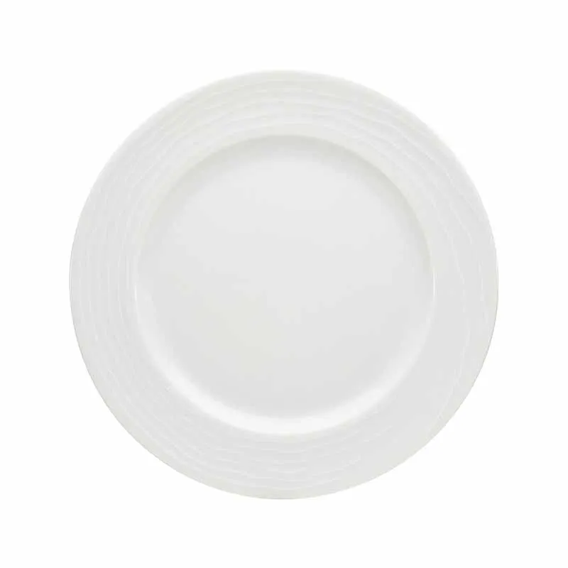 Artis assiette plate bord large structurée