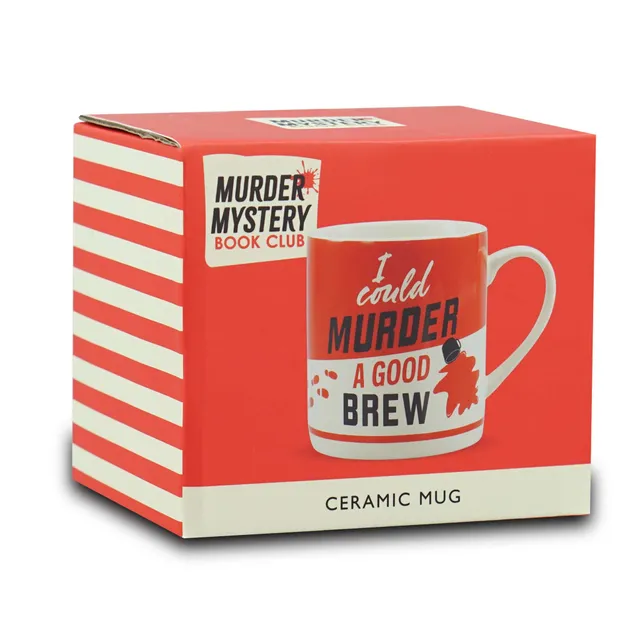 HMB Murder Mystery Club Signature mug 37 cl rouge
