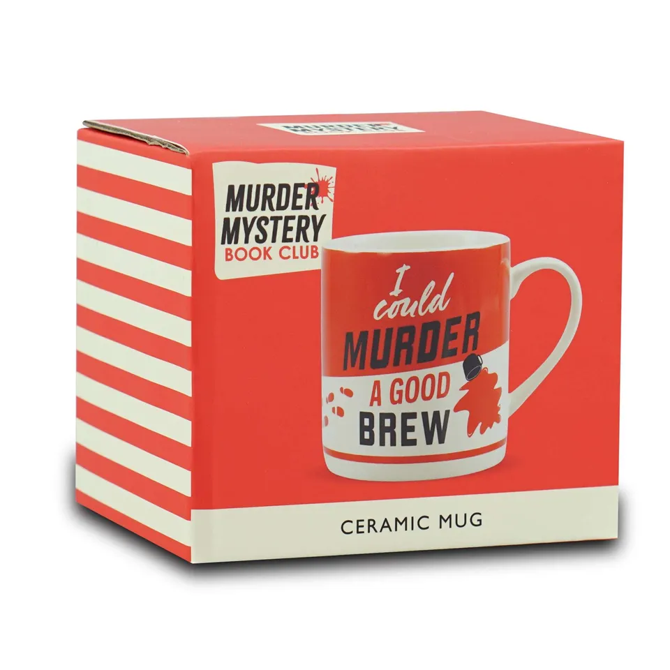 HMB Murder Mystery Club Signature mug 37 cl rouge
