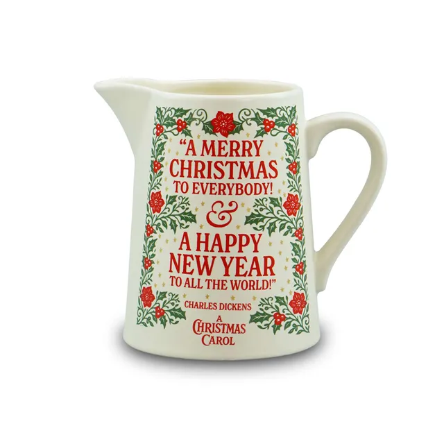 HMB Christmas Carol pichet céramique crème 50 cl