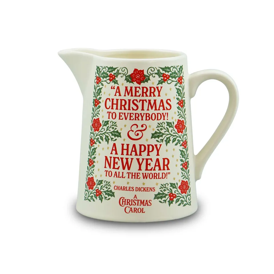HMB Christmas Carol pichet céramique crème 50 cl