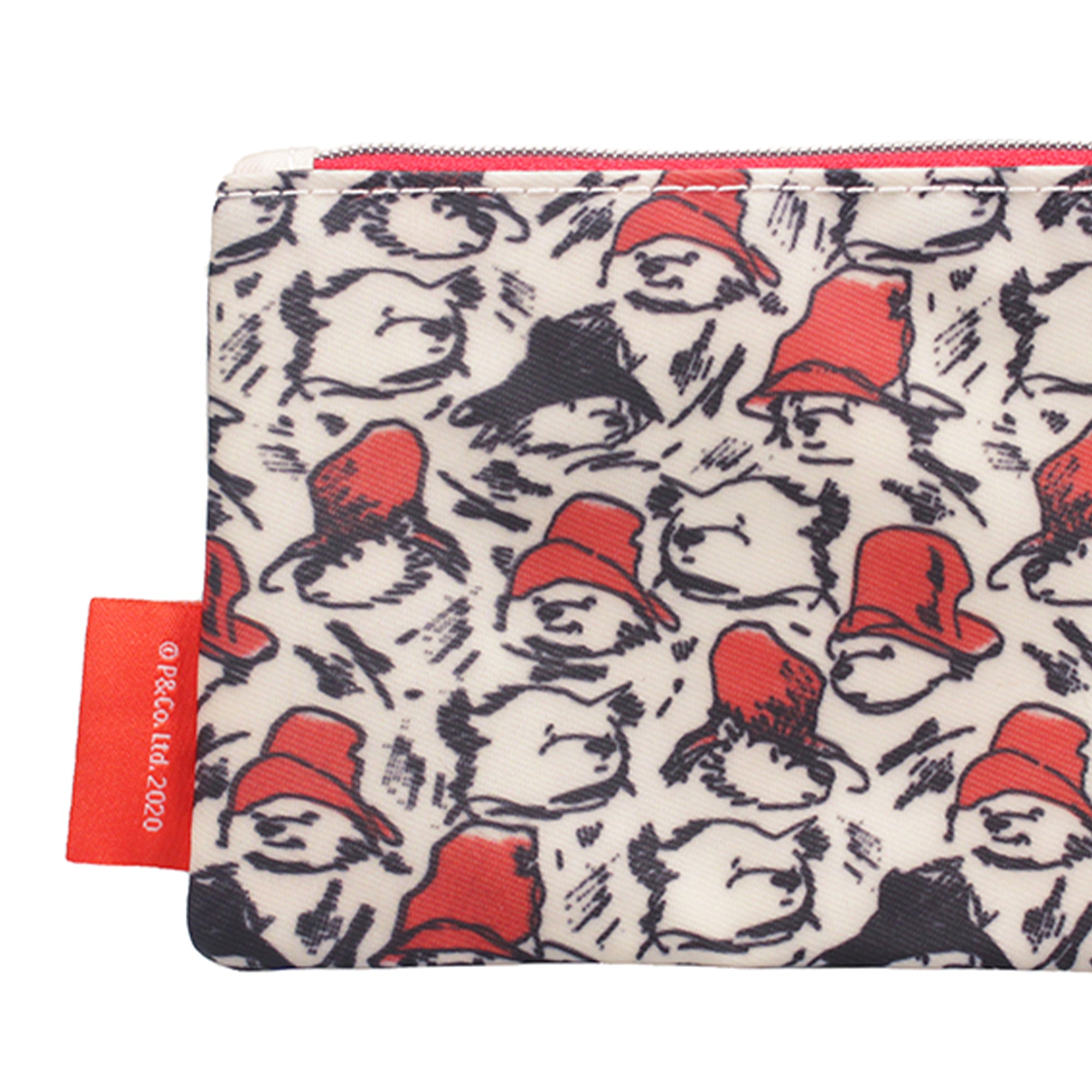 Paddington Town porte-monnaie vegan blanc 9x13cm