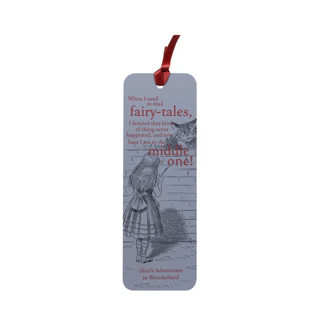 Pulteney Press Alice marque-page papier bleu ruban