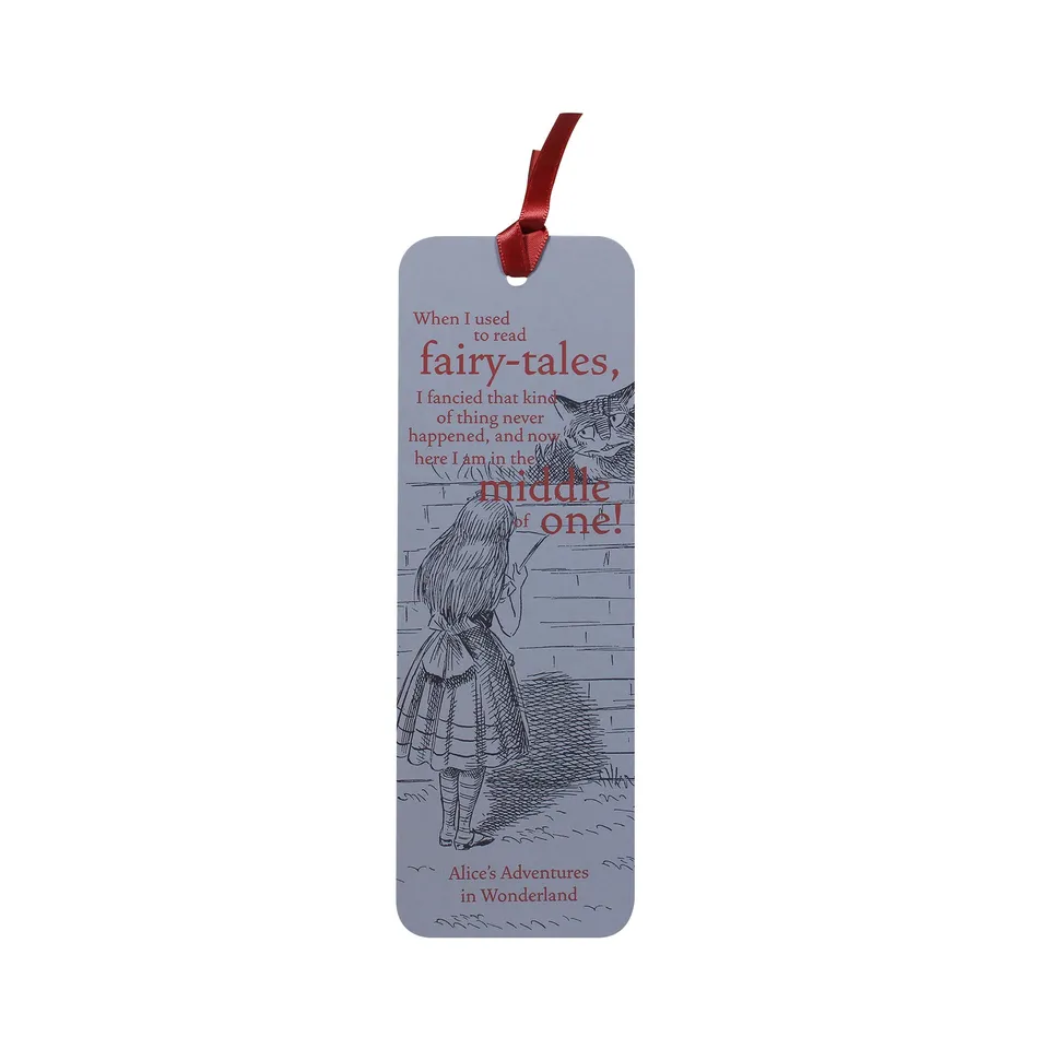 Pulteney Press Alice marque-page papier bleu ruban