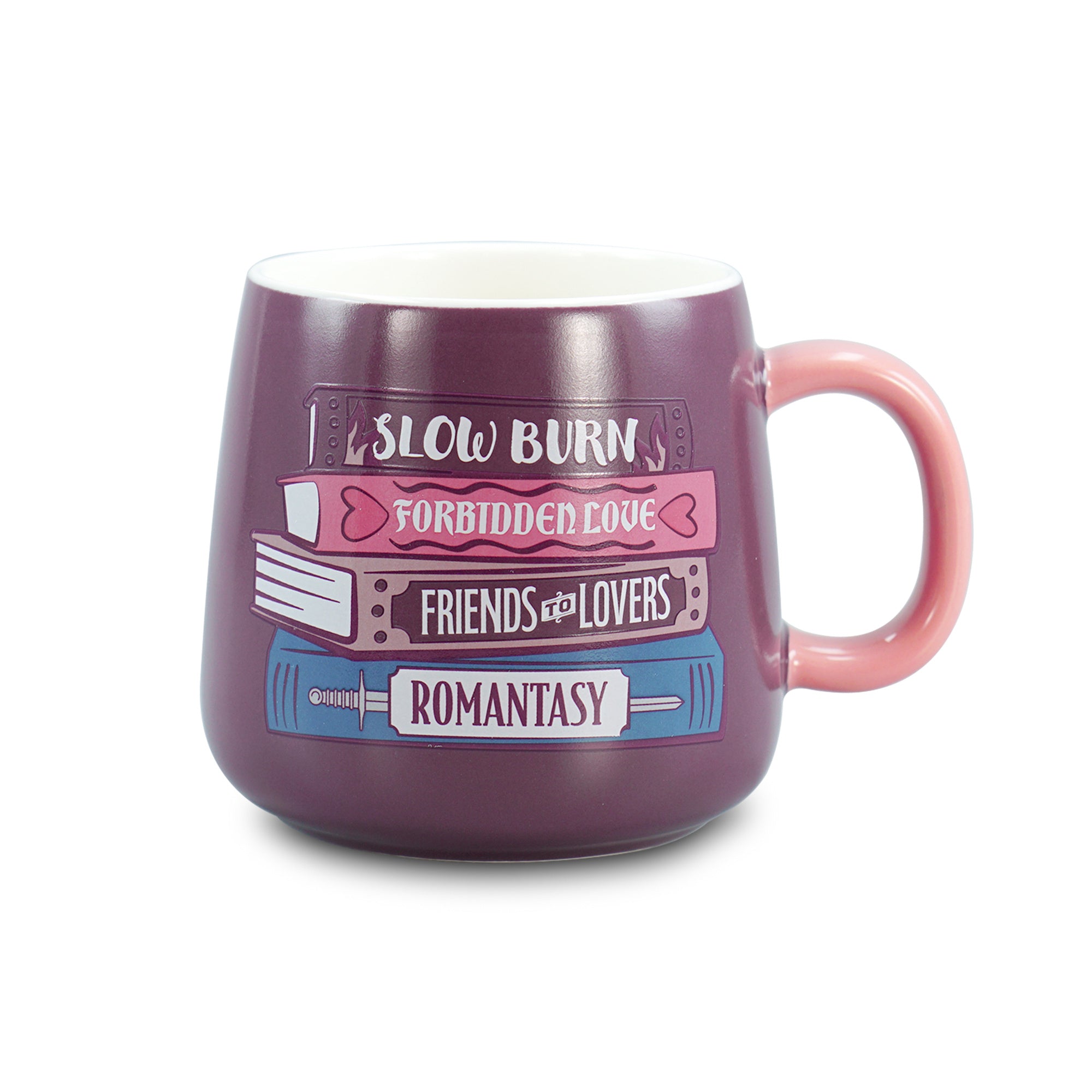 Pulteney Press Romantasy mug 37 cl violet ovale
