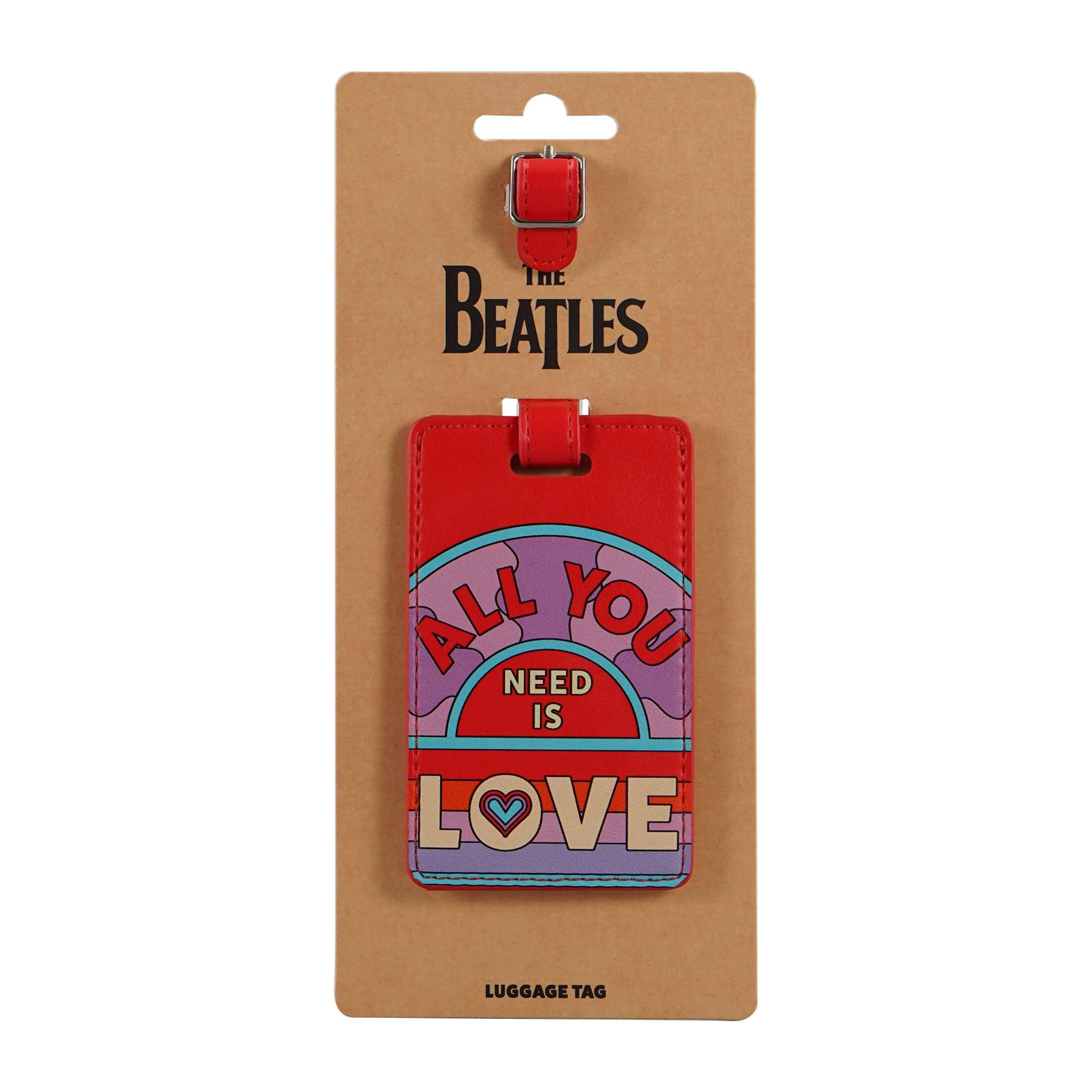 HMB Beatles Love LTBTS08 porte-étiquette valise rouge