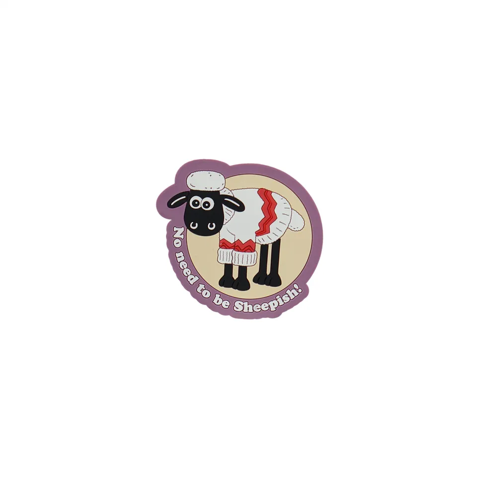 HMB Wallace & Gromit Shaun magnet PVC violet
