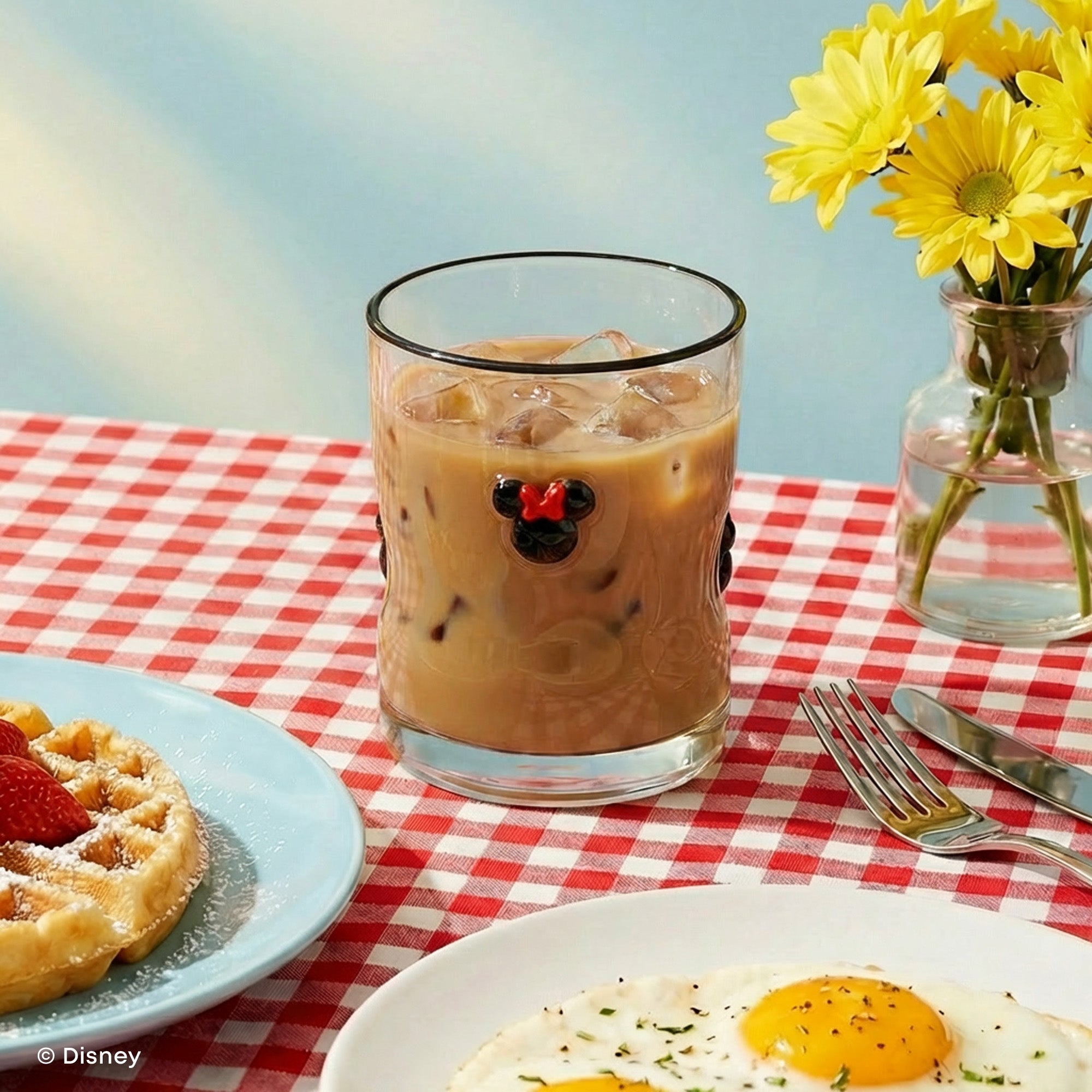 JoyJolt Disney Minnie Mouse Icon verres jus lot de 2
