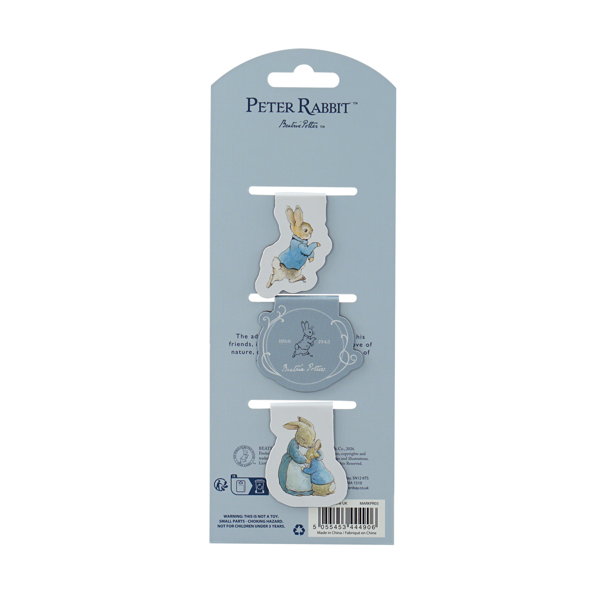 HMB Peter Rabbit marque-pages magnétiques lot 3