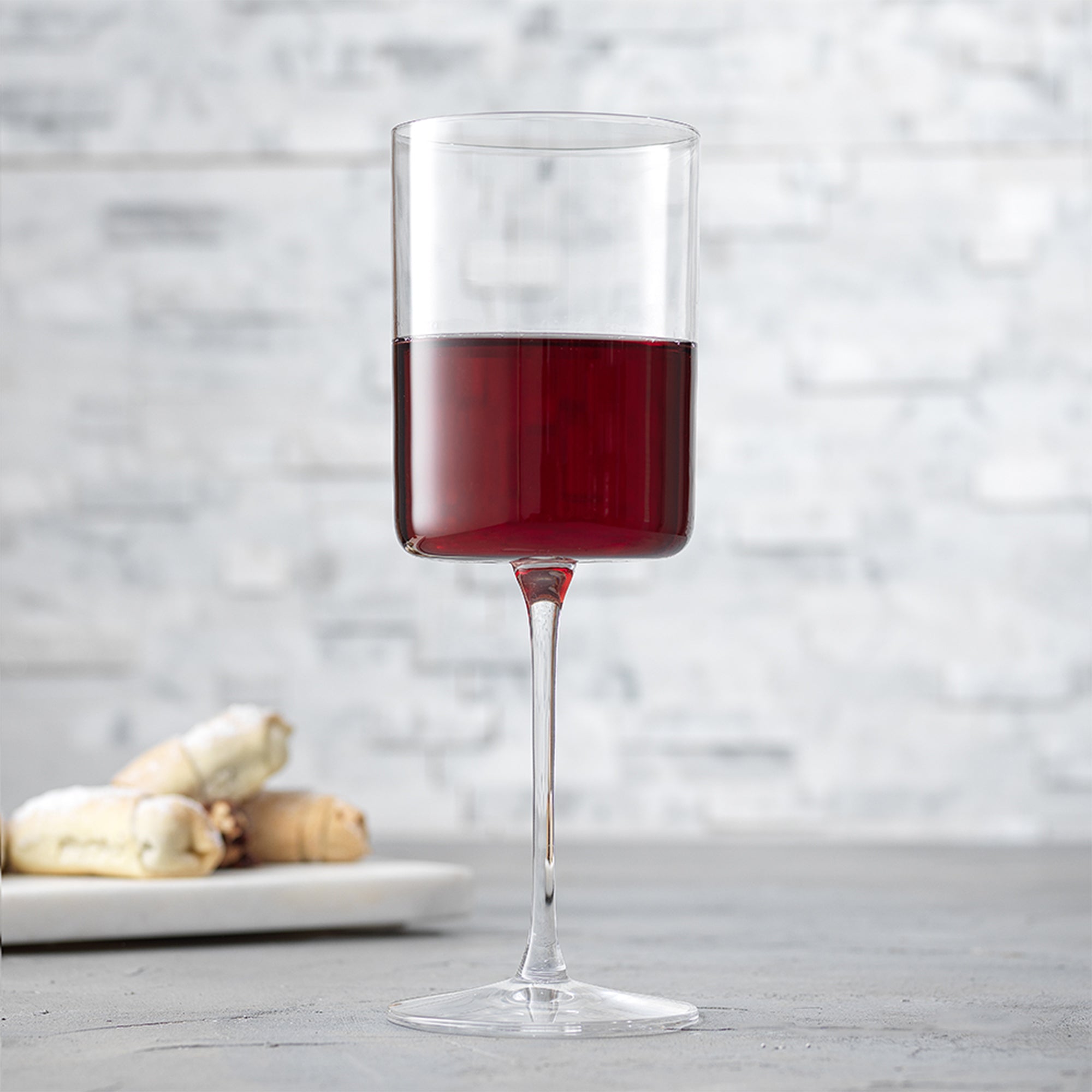 JoyJolt Claire verres à vin rouge lot de 2 40 cl cristal