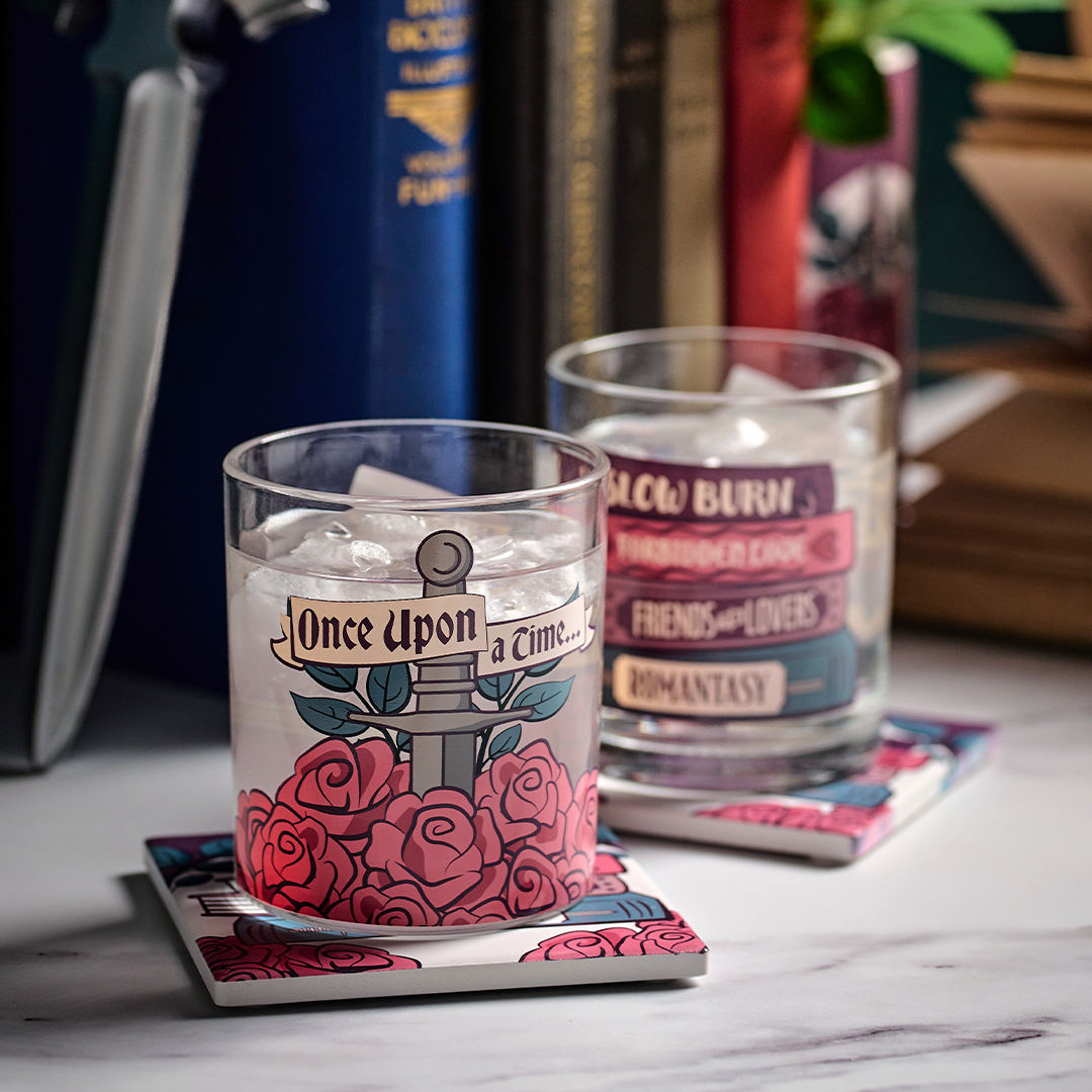 Pulteney Romantasy lot 2 verres tumbler 30 cl violet
