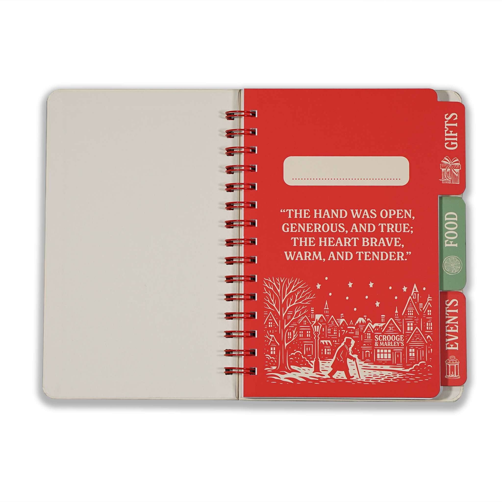 A Christmas Carol carnet A5 spirale Get Organised papier FSC