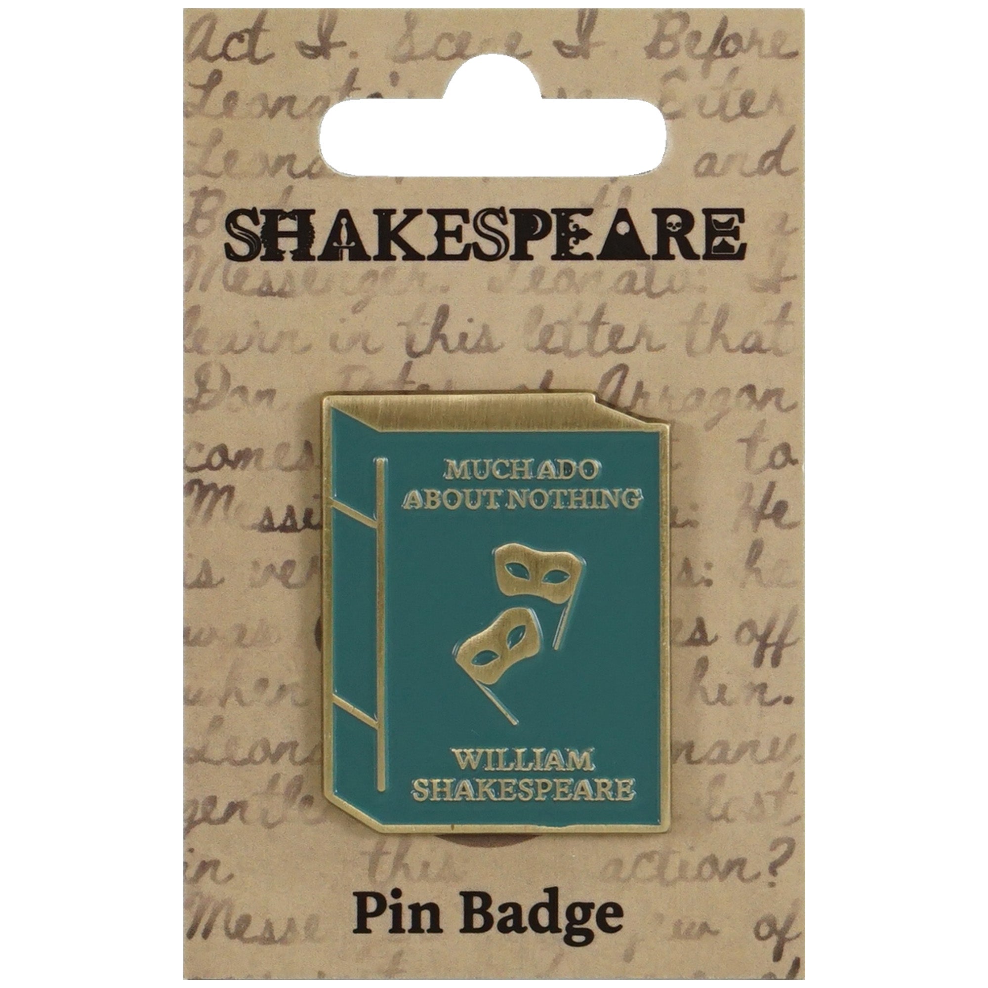 HMB Shakespeare Much Ado About Nothing pin's émail vert