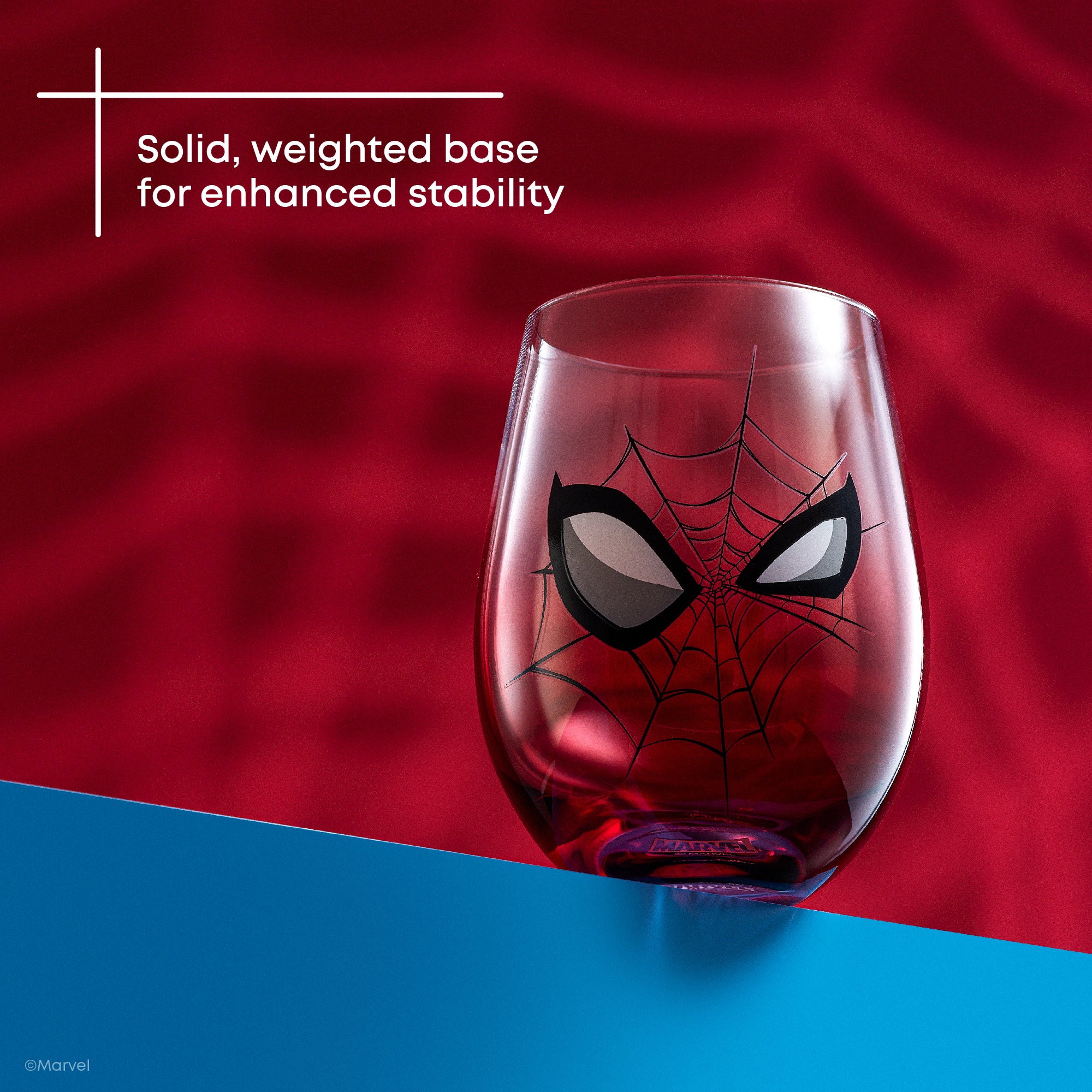 JoyJolt Marvel Spider-Man verres lot de 4 56 cl sans pied
