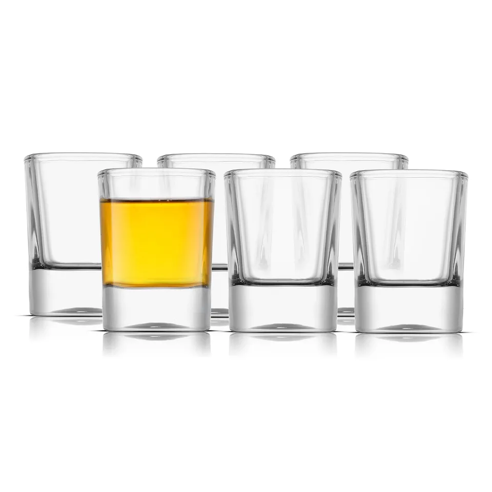 JoyJolt City verre à shot 4,5 cl lot de 6 fond épais