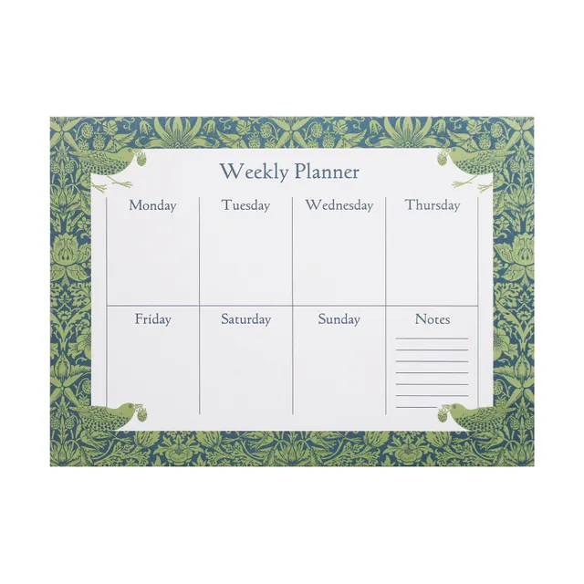 HMB Arts & Crafts Society William Morris Sage agenda semainier