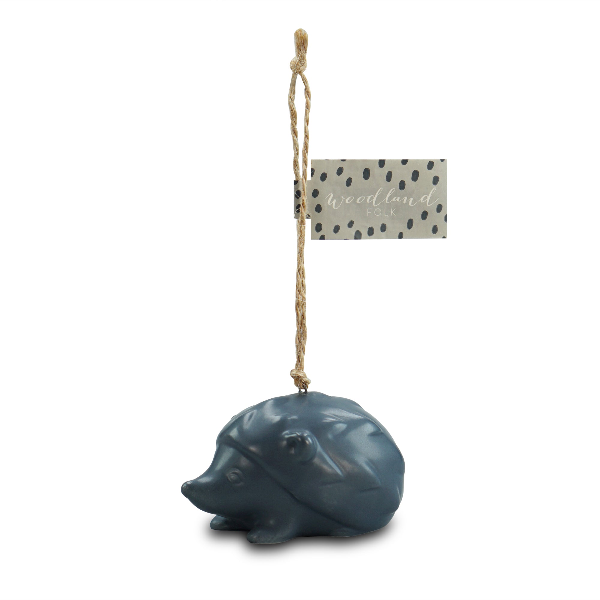 HMB Woodland Folk hérisson bleu marine déco à suspendre