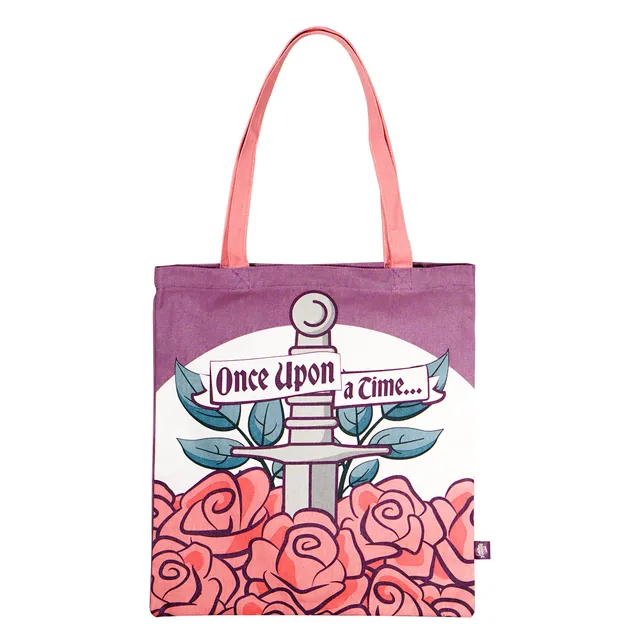 Romantasy cabas coton recyclé violet 42x38 cm