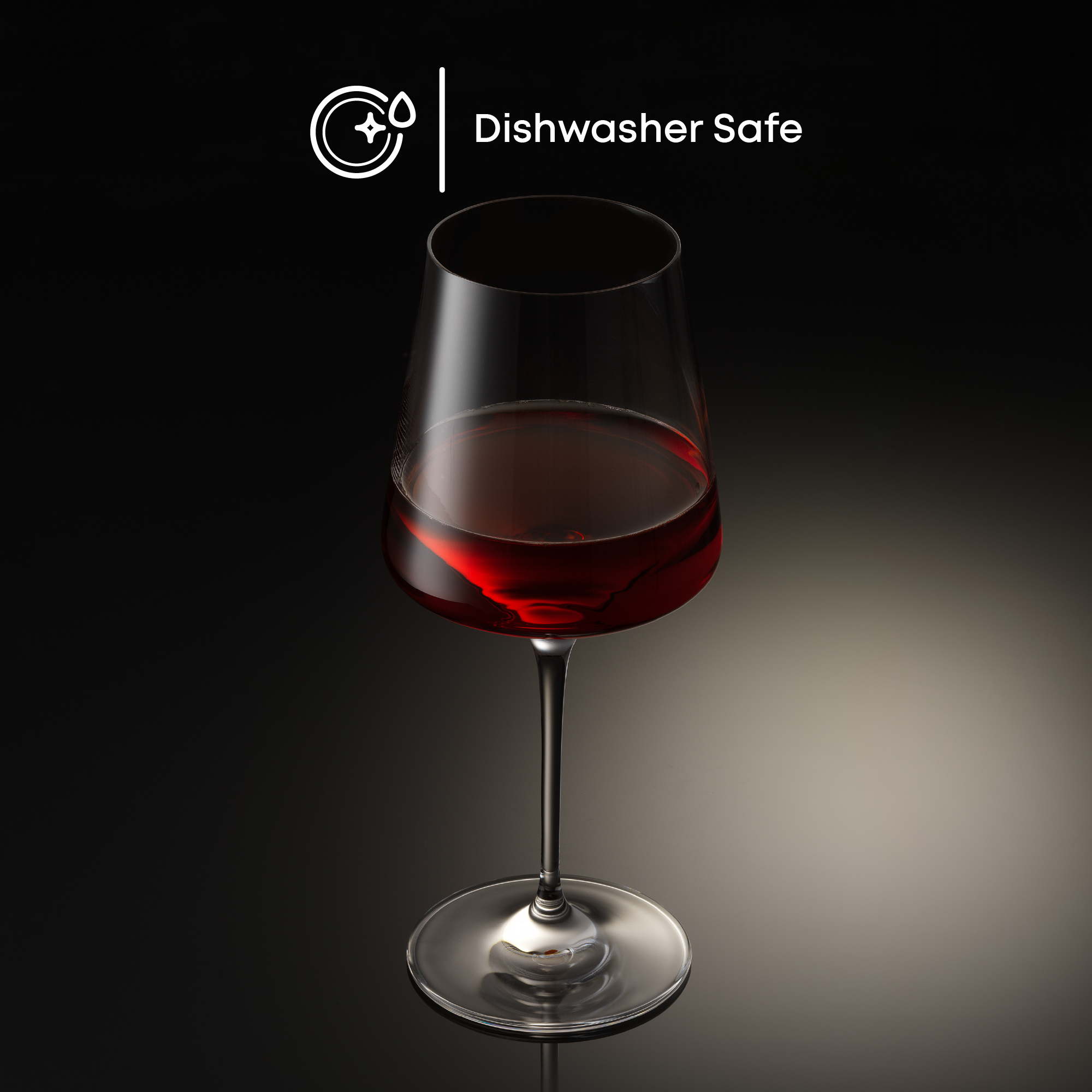 JoyJolt Sidney verres à vin rouge 4x56 cl cristal