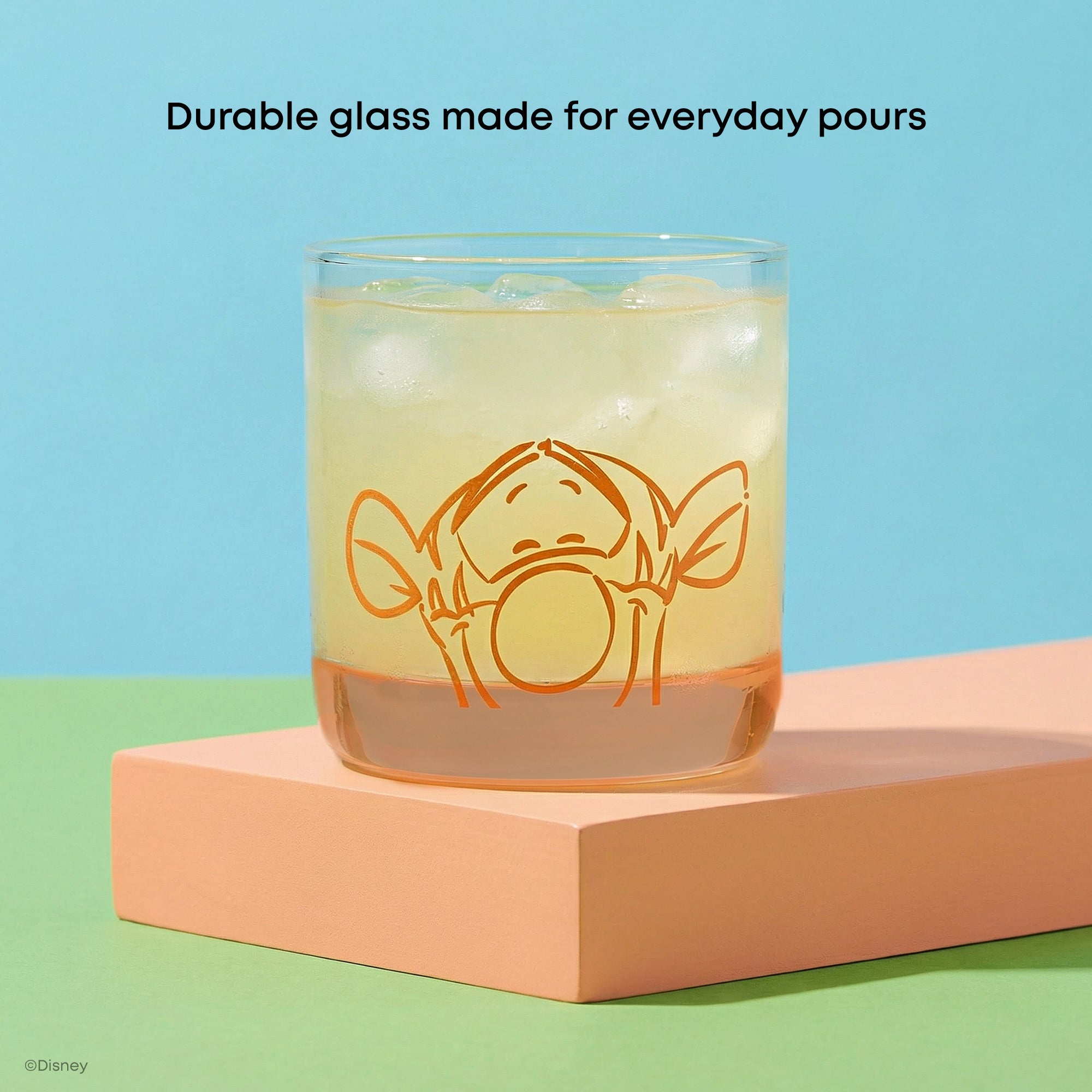 JoyJolt Winnie Peekaboo Pals verres courts lot de 4