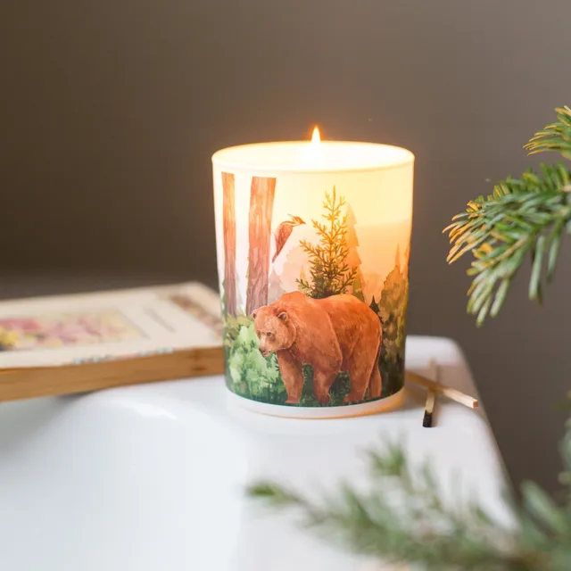 Trouvaille Global Forest bougie parfumée soja sapin
