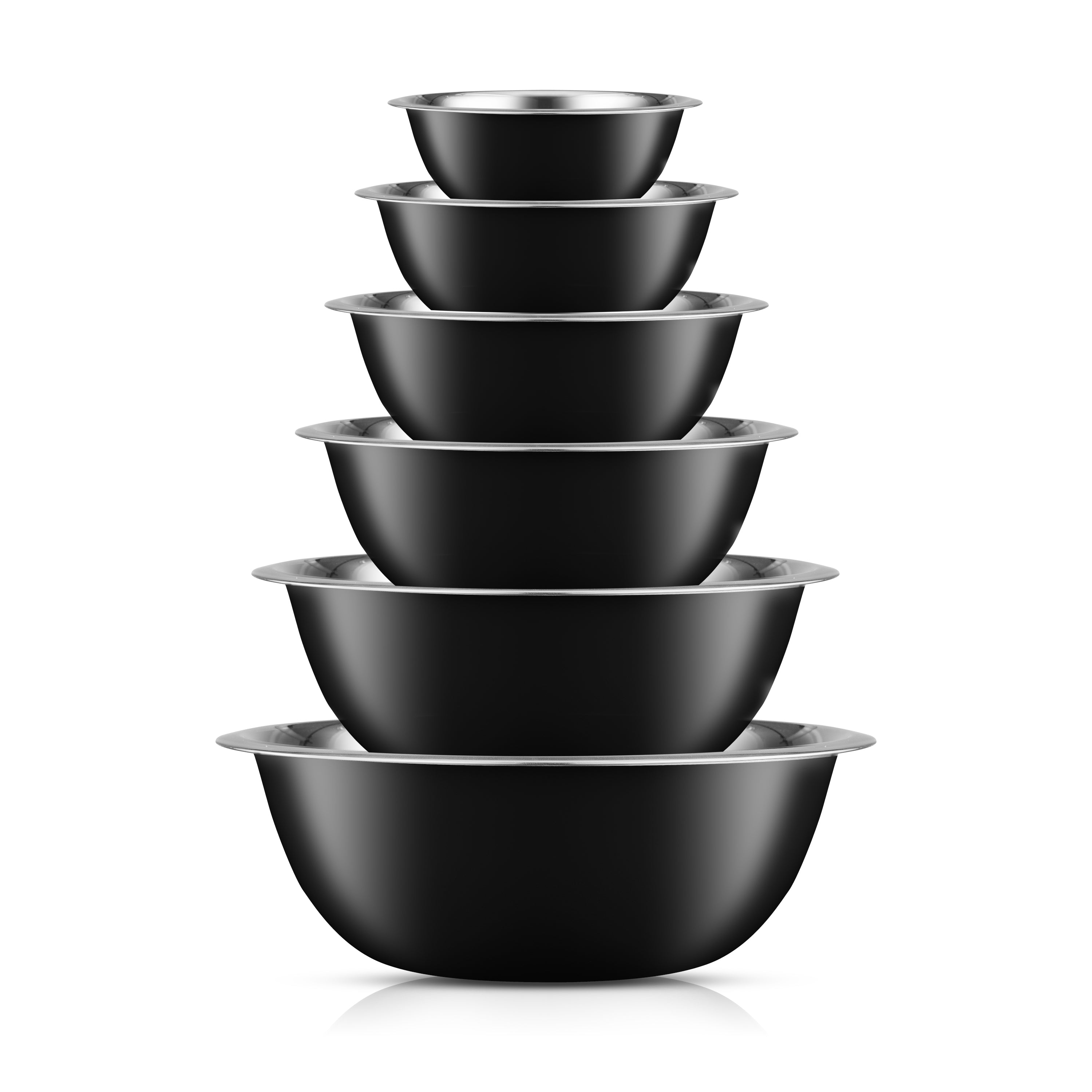 JoyJolt saladiers inox pâtisserie lot de 6
