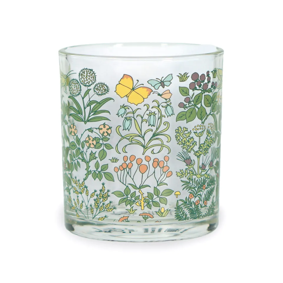 HMB Arts & Crafts Apothecary verre tumbler 30cl vert