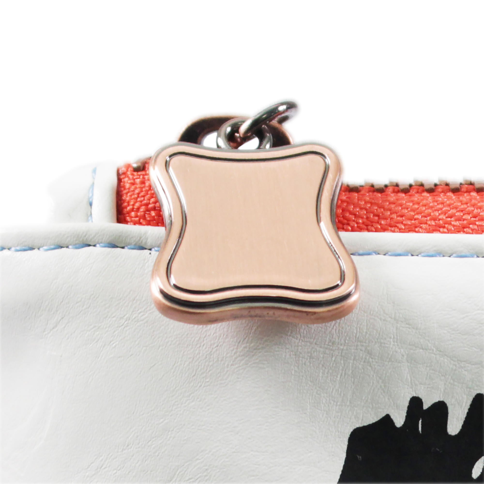 Paddington Bear Marmalade trousse simili cuir 16x24 cm blanche
