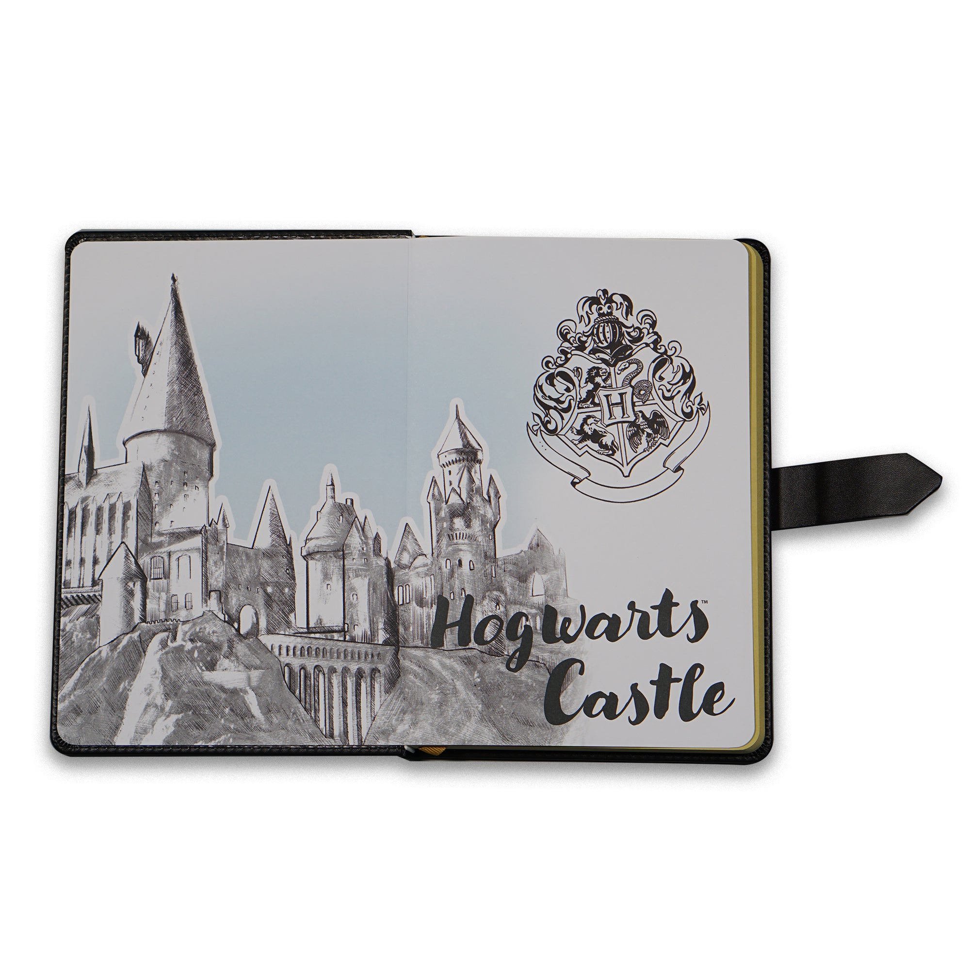 Harry Potter Hogwarts carnet A5 couverture PU noir