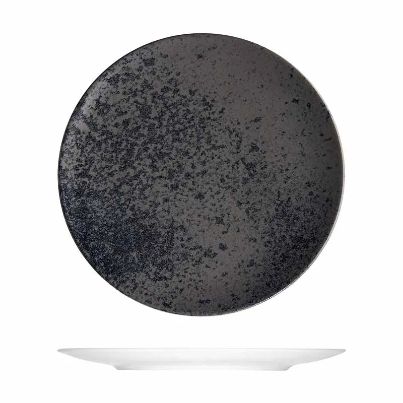 Artis Sandstone assiette noire 30,1 cm grès