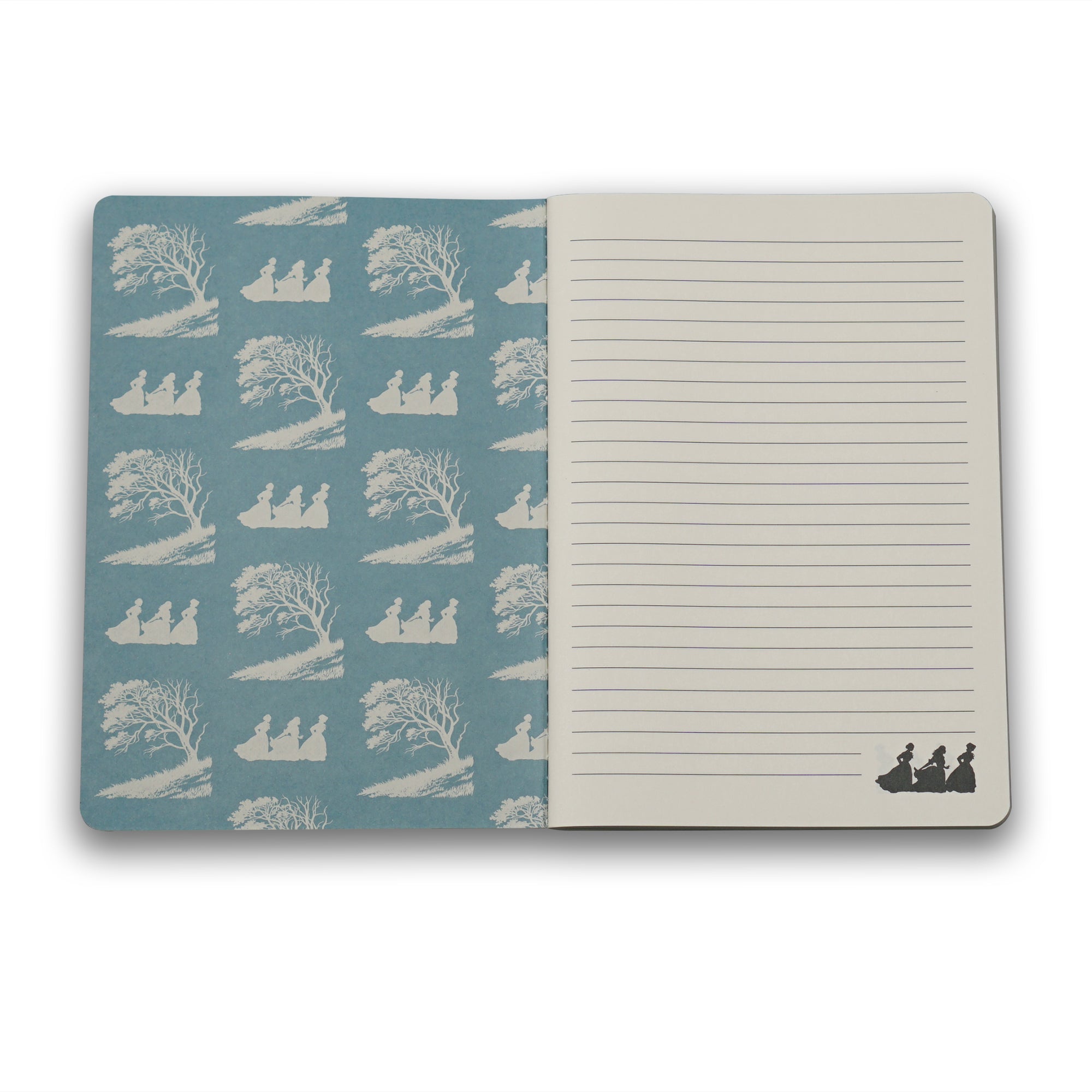 HMB Bronte Sisters carnet A5 cousu vert