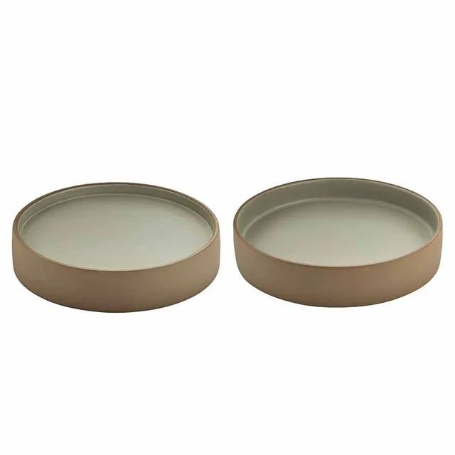 Artis 2in1 assiette creuse 21 cm beige gris