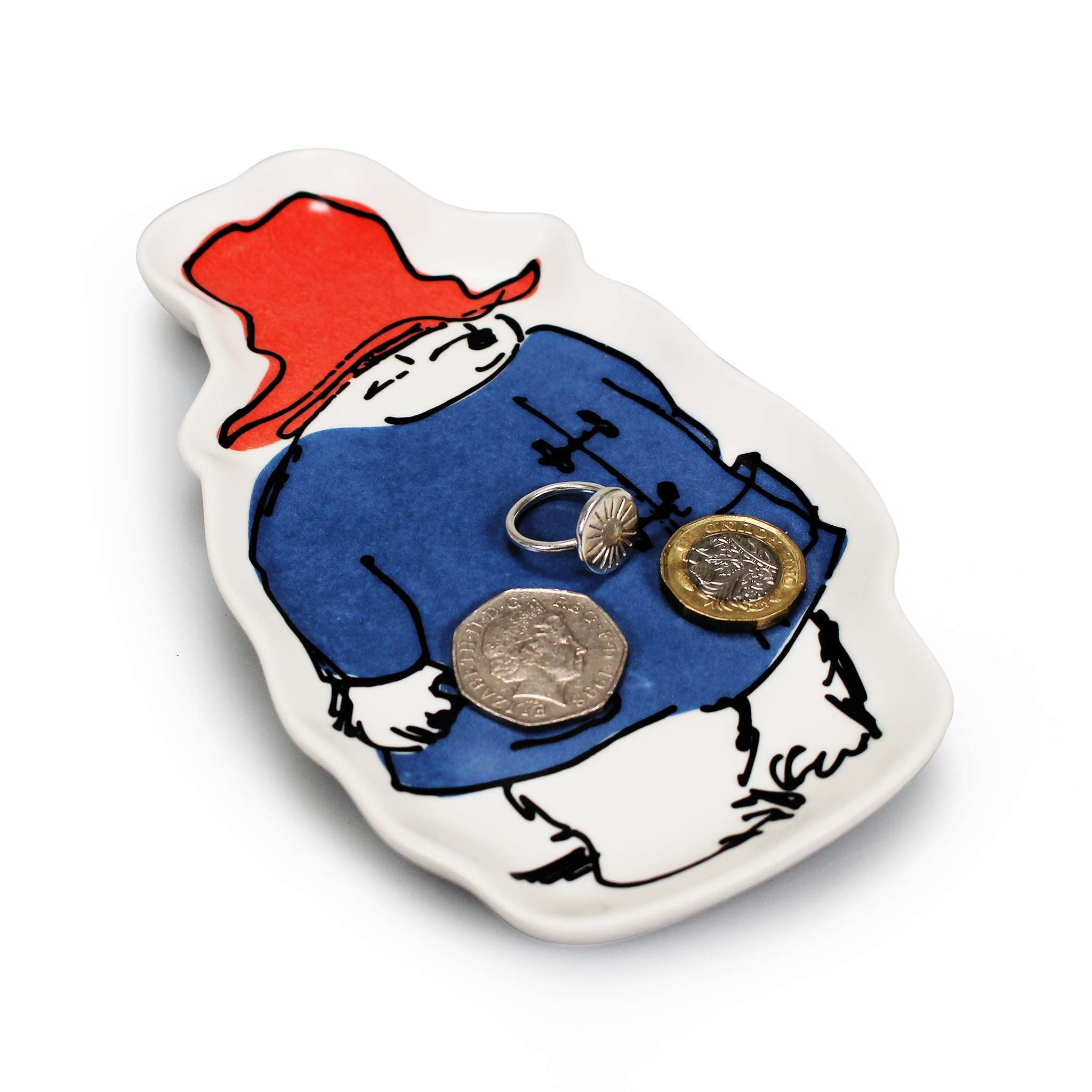 HMB Paddington vide-poche céramique bleu 18 cm