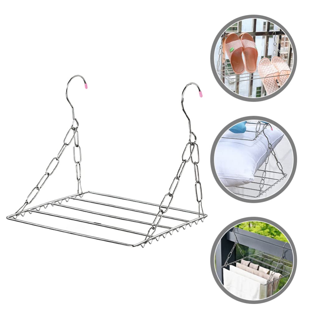 Alipis Séchoir Linge Suspendu Inox 30x25 cm