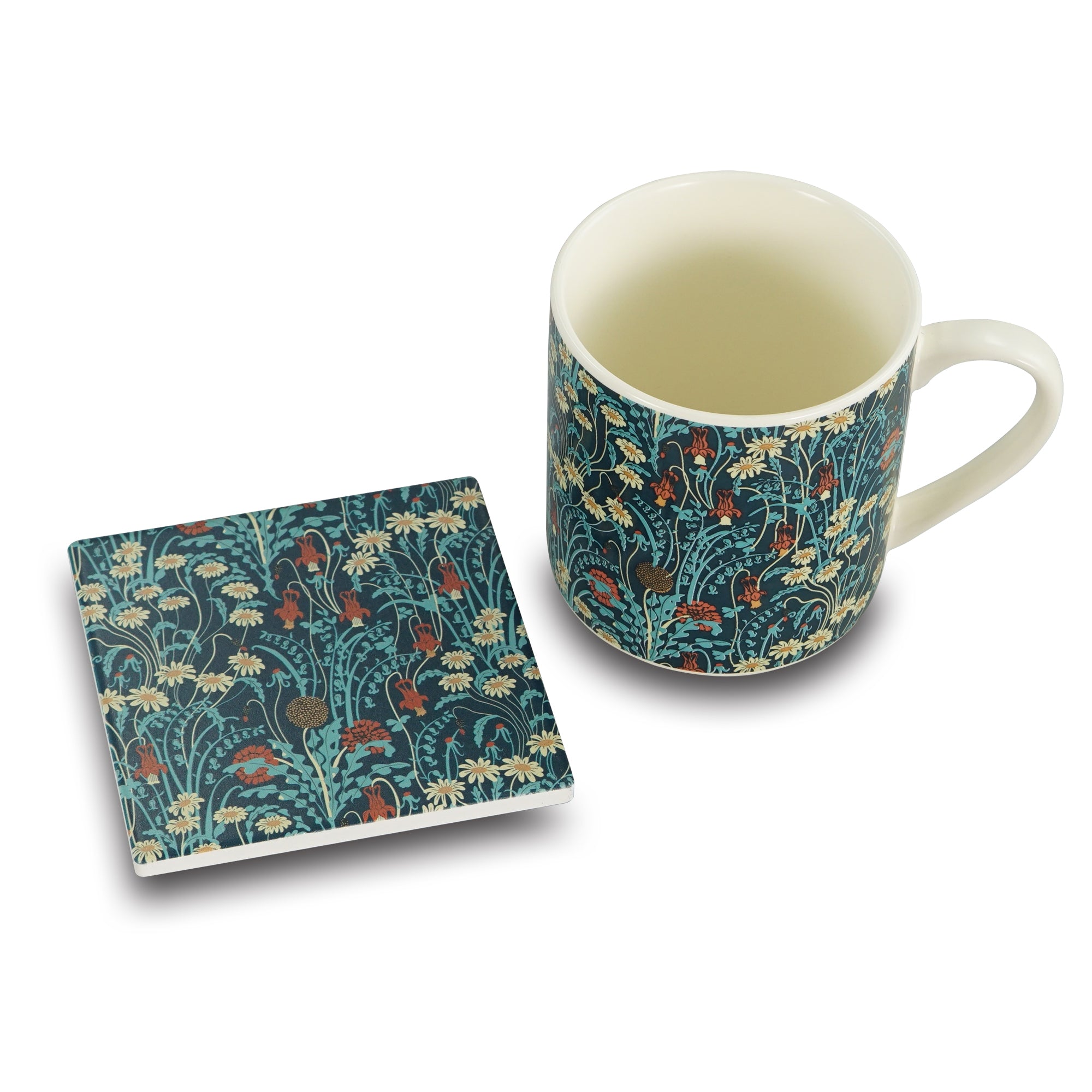 HMB Walter Crane Meadow Flowers sous-verre céramique