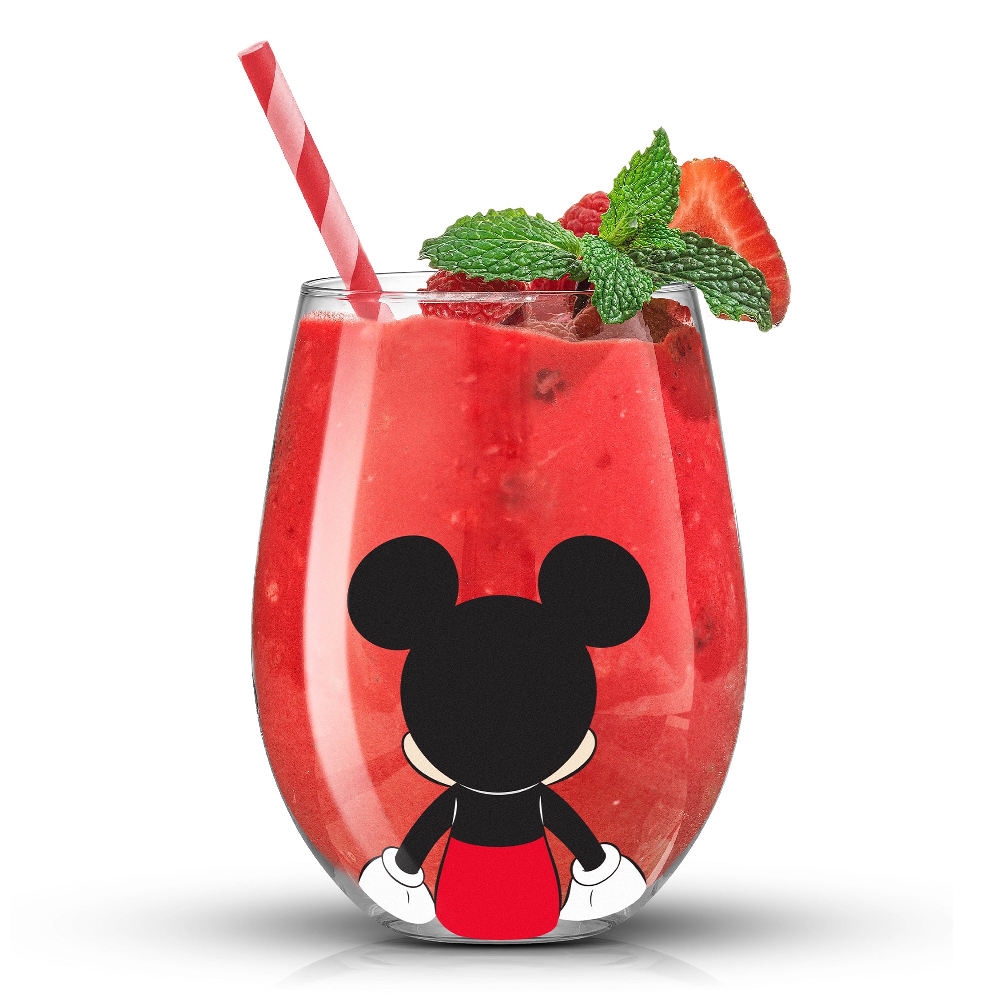 JoyJolt Mickey verres sans pied 43 cl lot 4