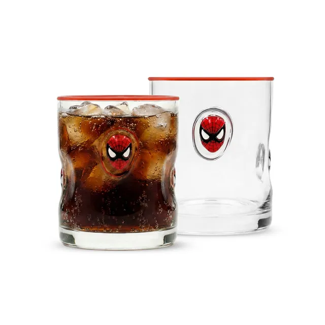 JoyJolt Spider-Man Icon verres jus 40 cl lot 2