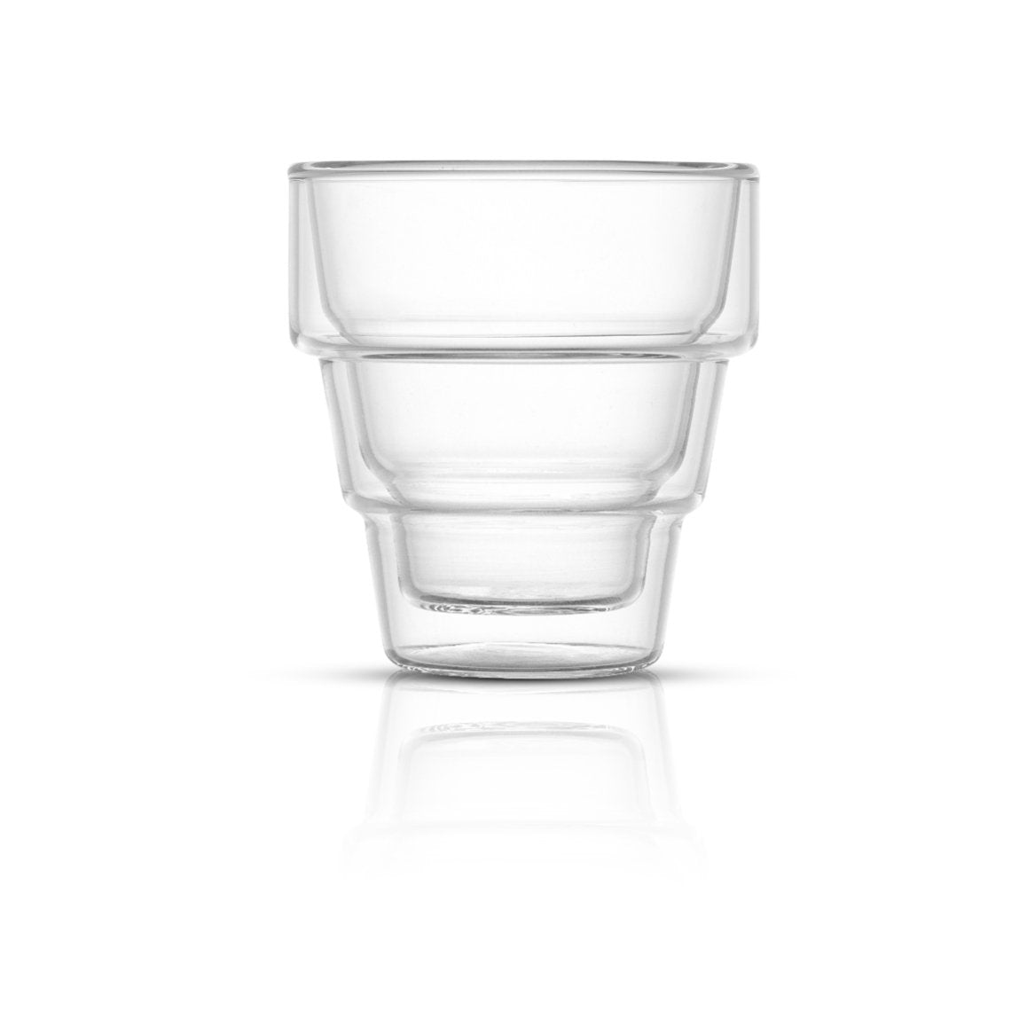 JoyJolt Pila Double Walled tasses à espresso lot de 2 11 cl