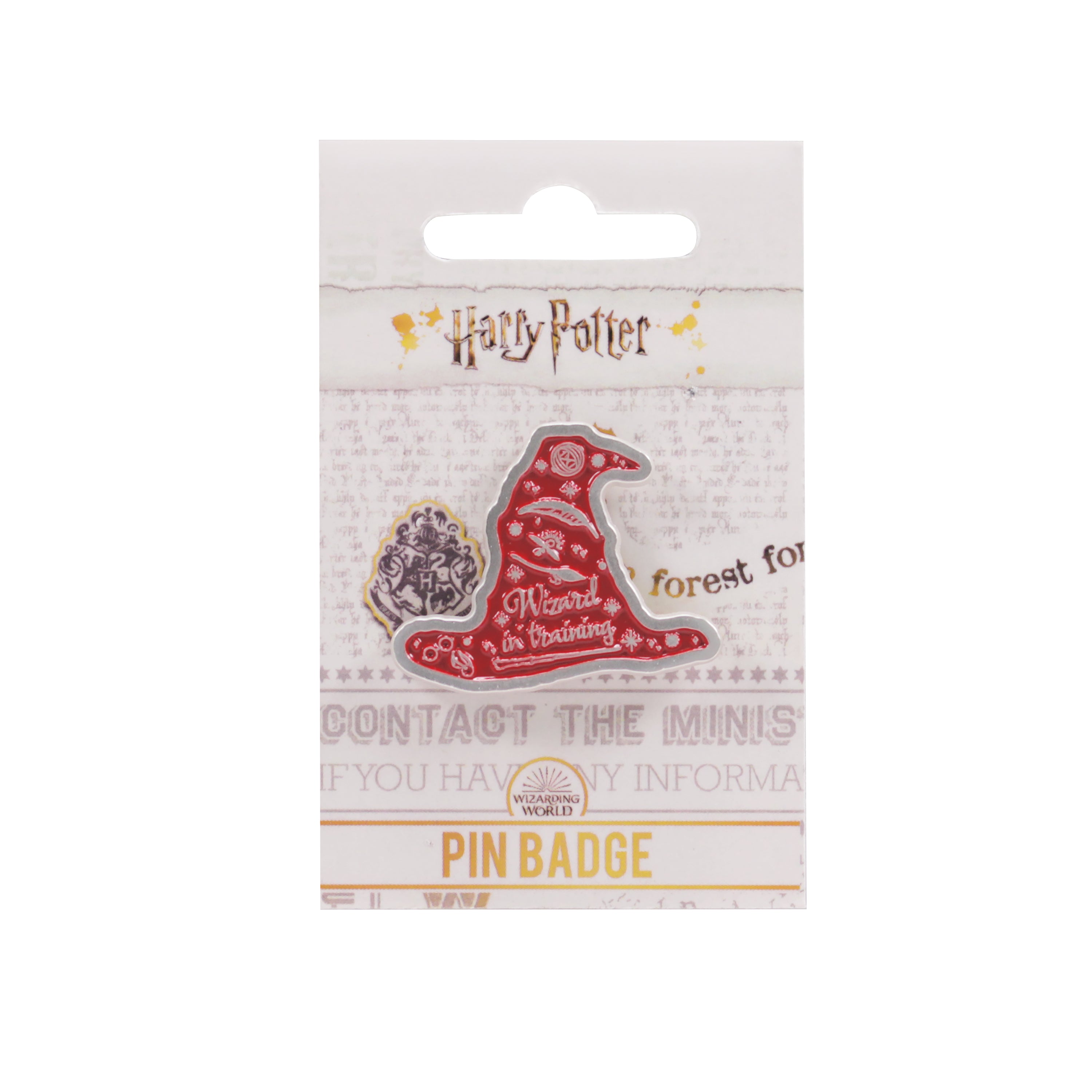 Harry Potter Wizard in Training pin's rouge