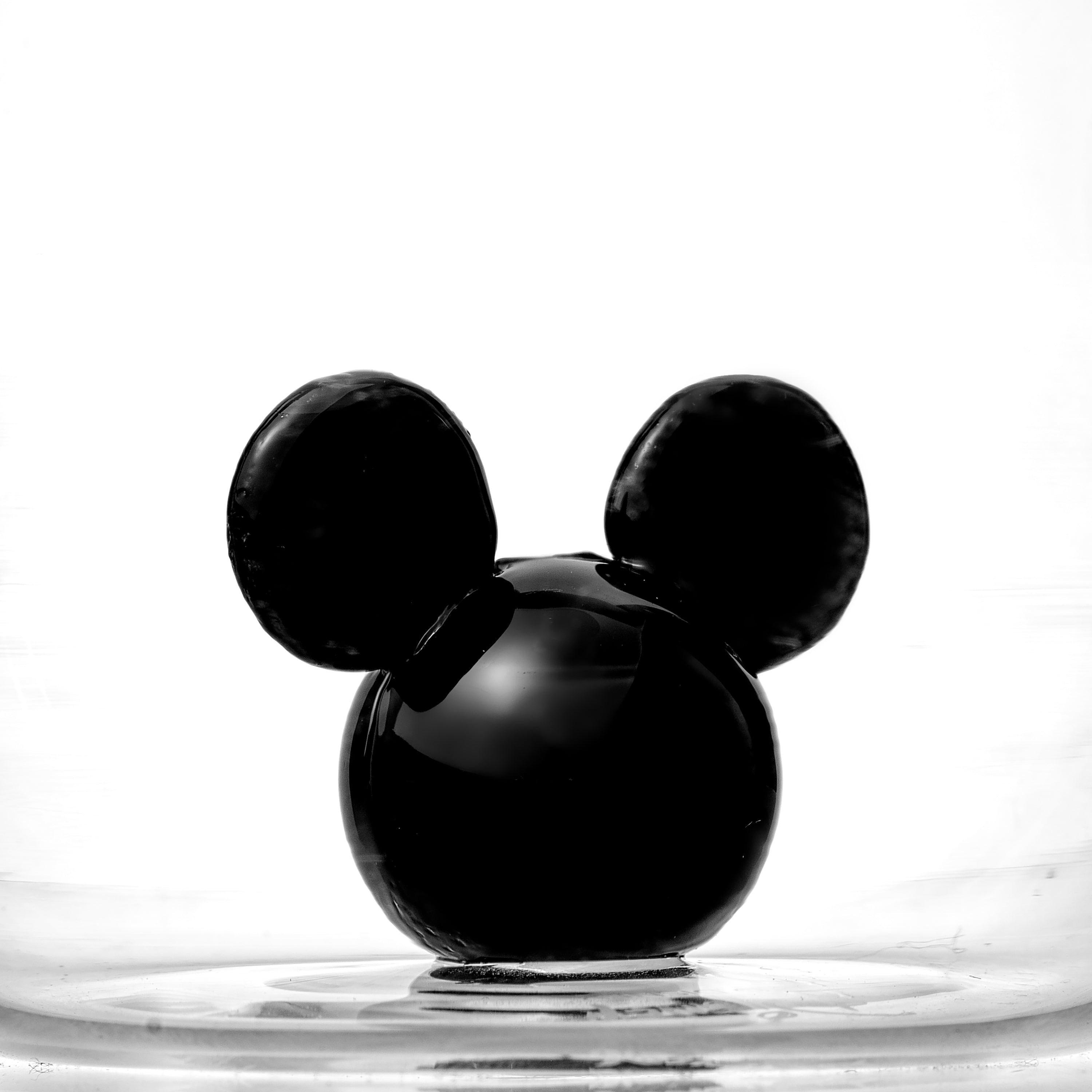 JoyJolt Mickey Minnie verres lot de 2 39 cl 3D blanc