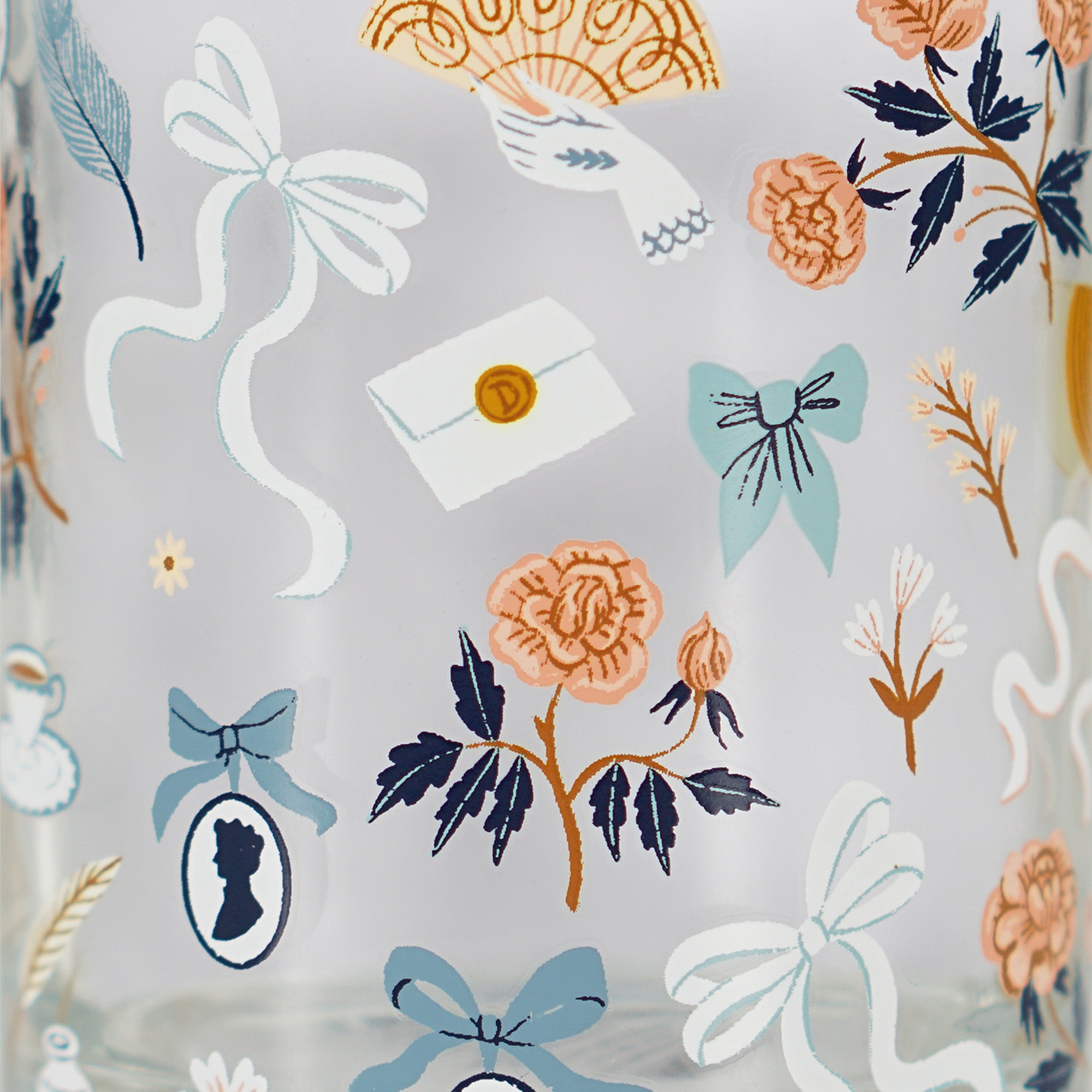 Jane Austen Repeat Pattern verre tumbler 30 cl motifs