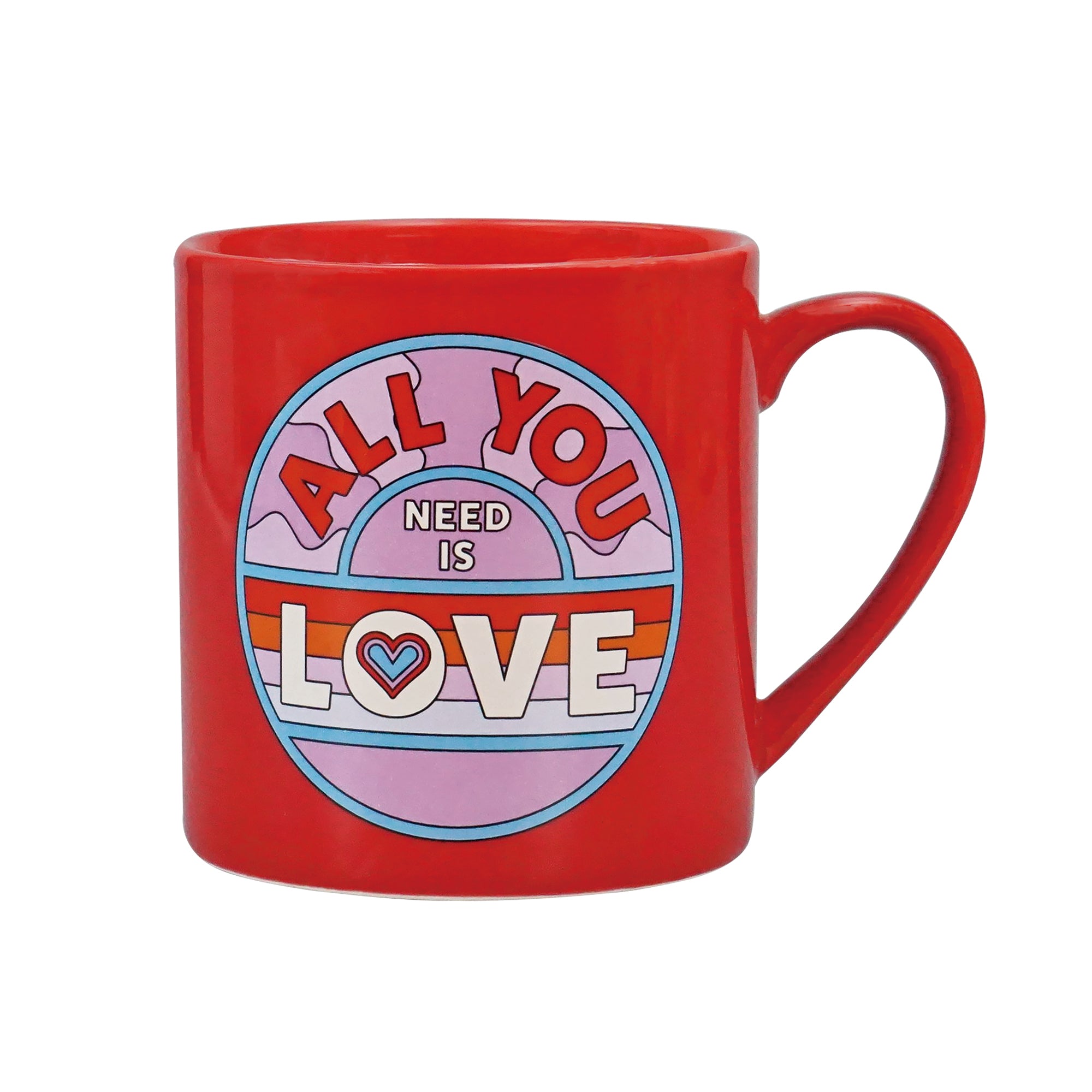 The Beatles All You Need Is mug 31 cl coffret rouge