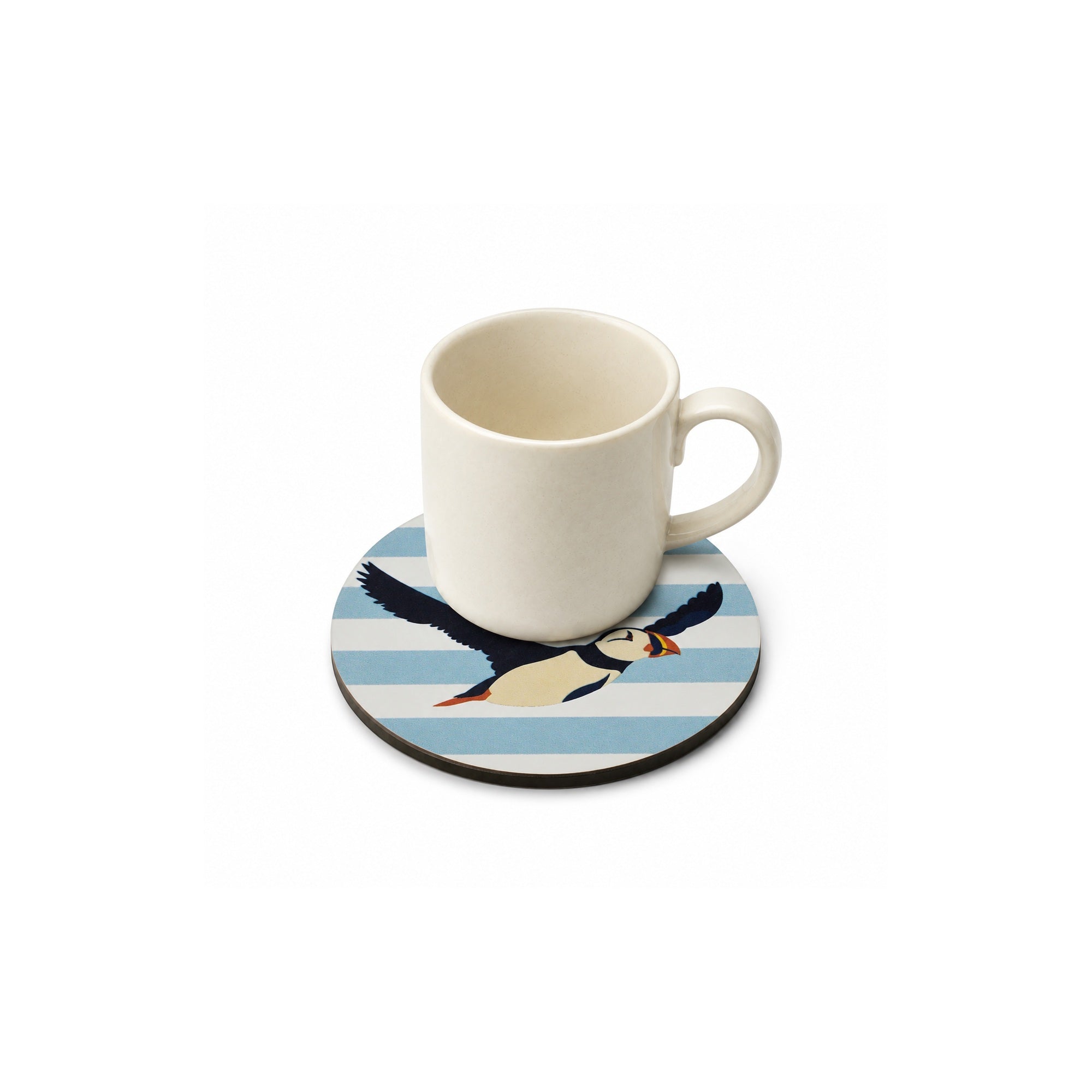HMB RSPB Puffin dessous de verre céramique bleu