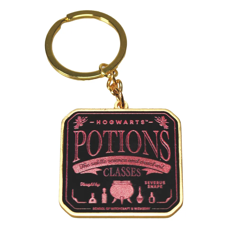 Harry Potter Potions porte-clés métal noir