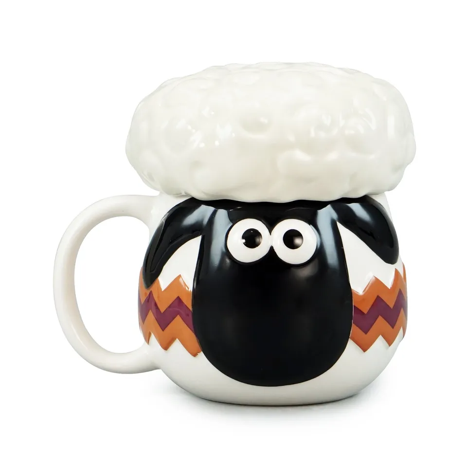 HMB Wallace Gromit mug Shaun couvercle 35 cl coffret