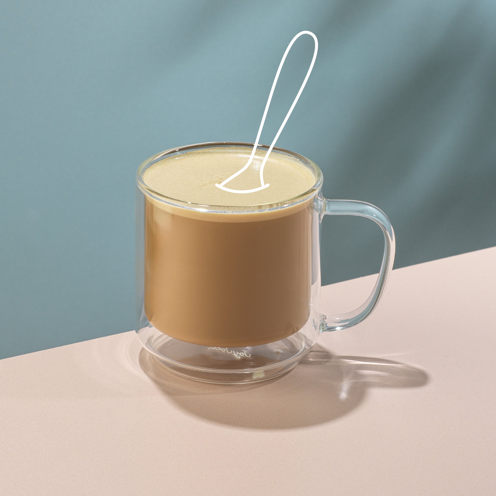 JoyJolt Haven mugs verre double paroi 2x40 cl empilables