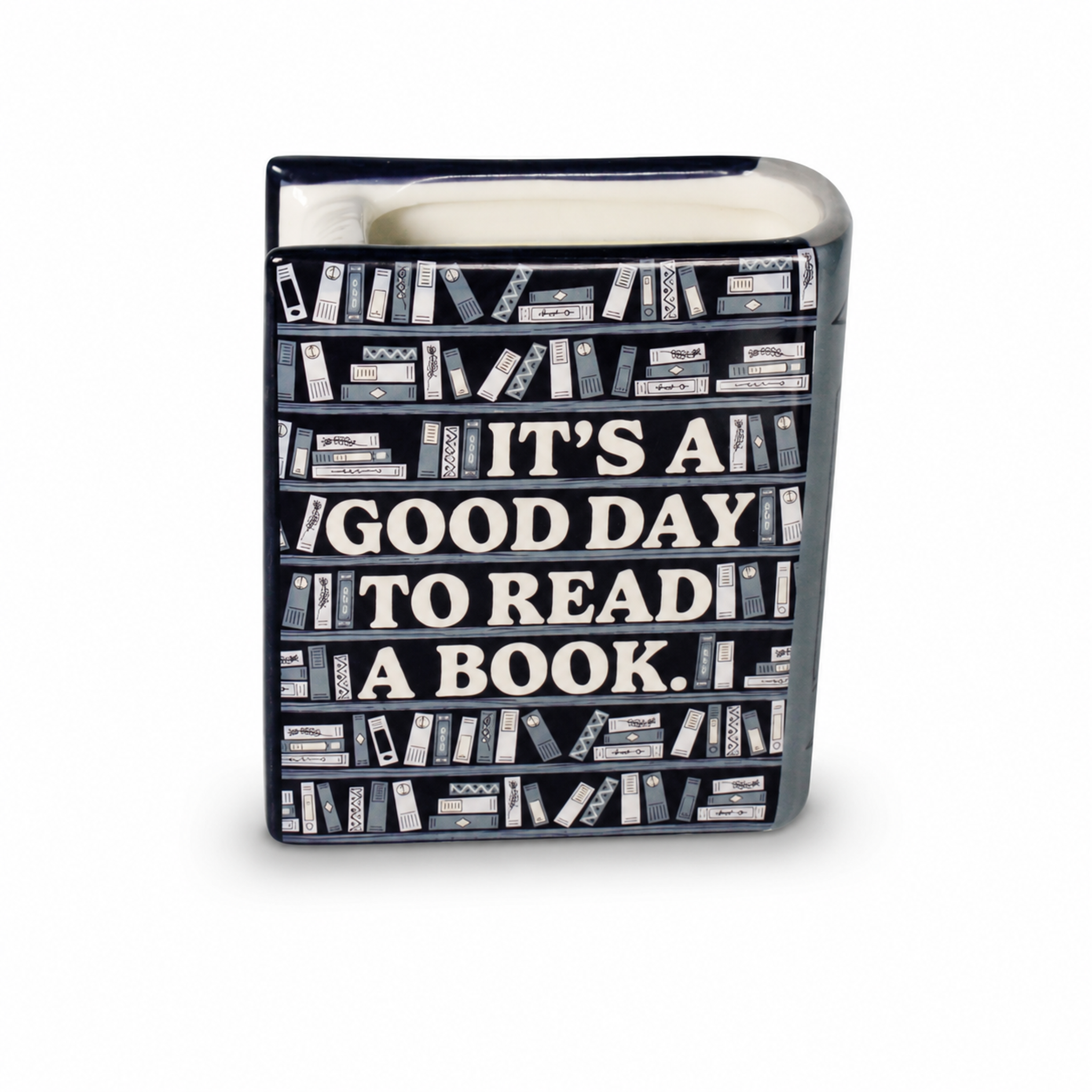 Pulteney Press Good Day bougie livre 10 cm soja
