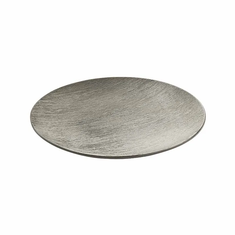 Artis Brush Grey assiette 22 cm grise