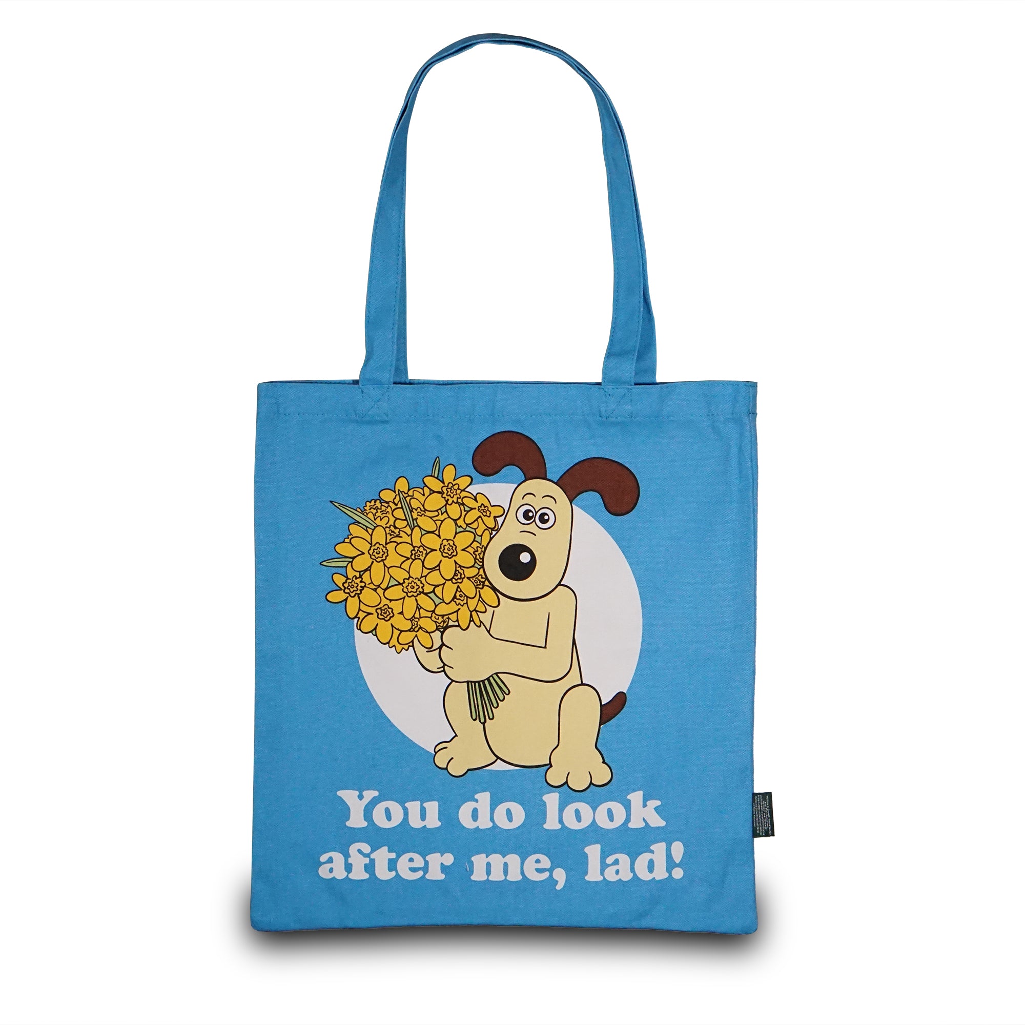 Wallace & Gromit Gromit sac shopper coton recyclé bleu