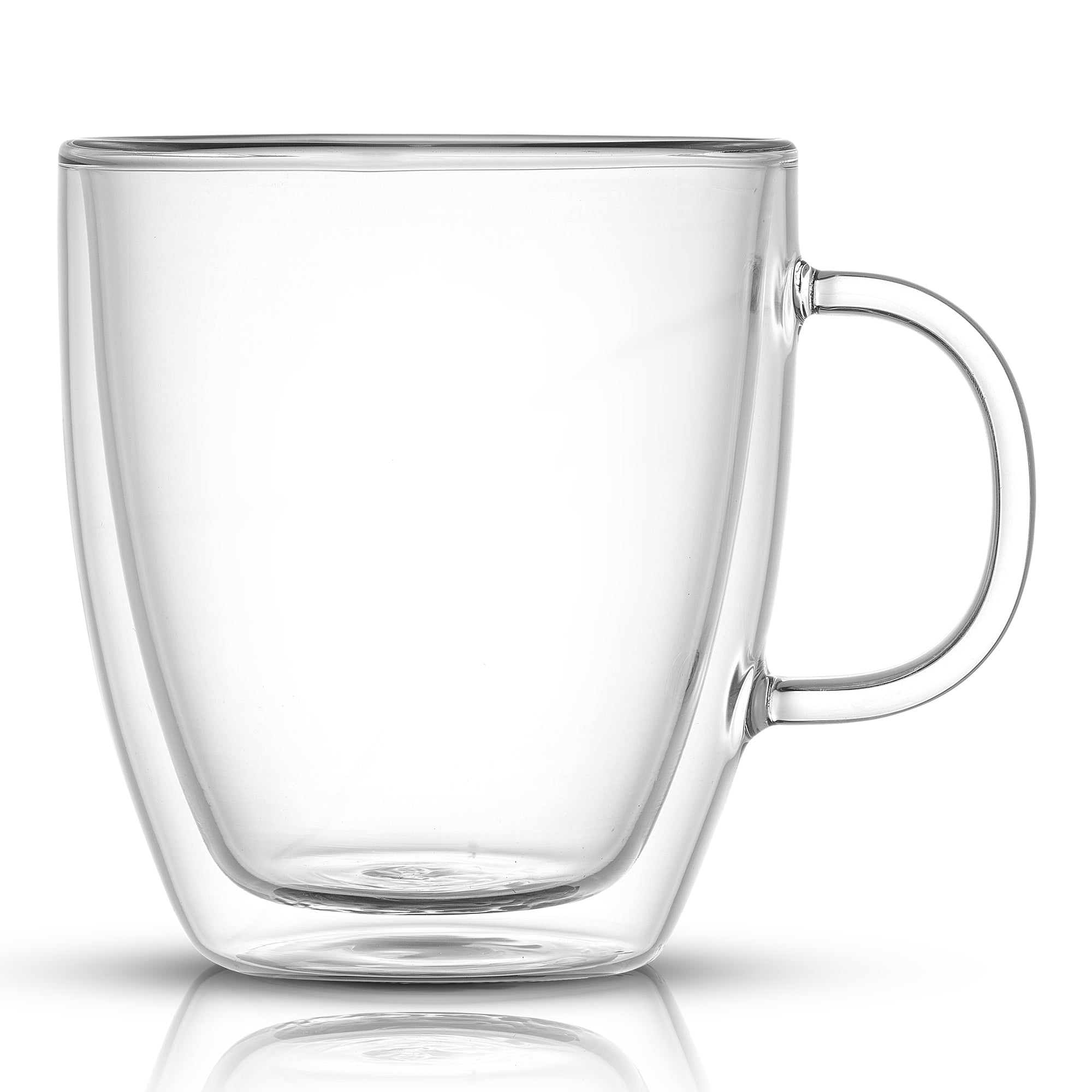 JoyJolt Savor mugs double paroi lot de 2 40 cl verre